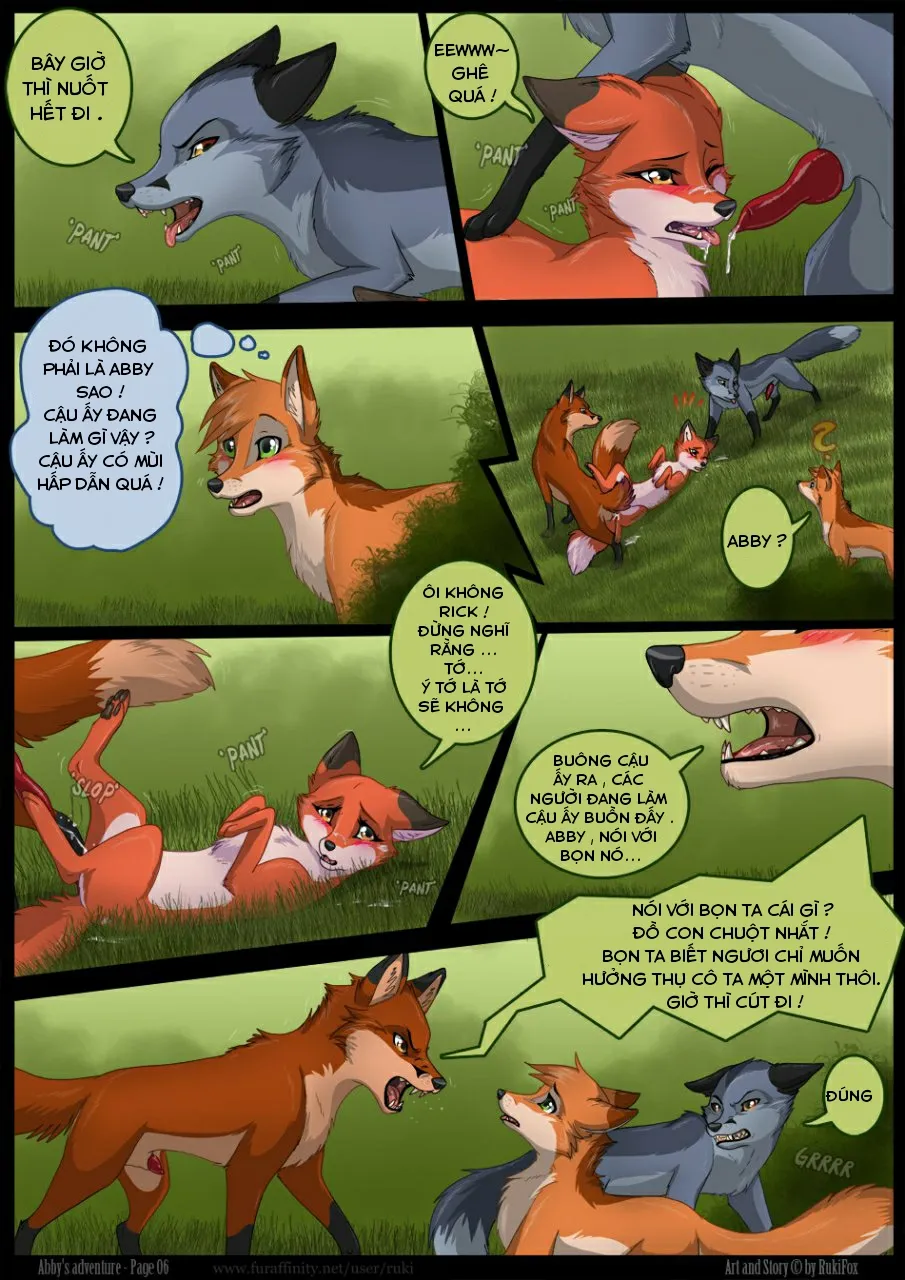 HentaiVN.net - Ảnh 6 - Chuyện về mùa động đực của Abby [Abby adventure] - Chap 1