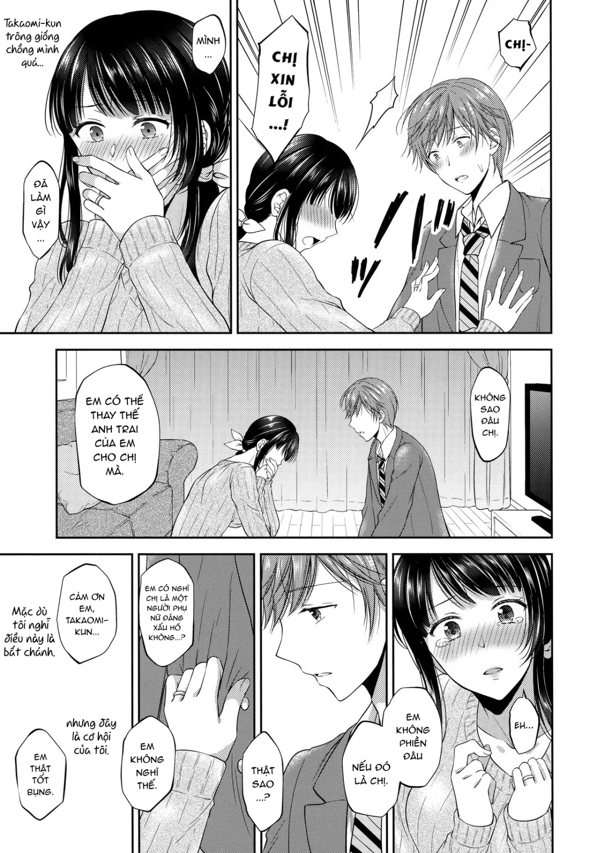 HentaiVN.net - Ảnh 10 - Futanari Miboujin Gitei Kanraku - Chap 1
