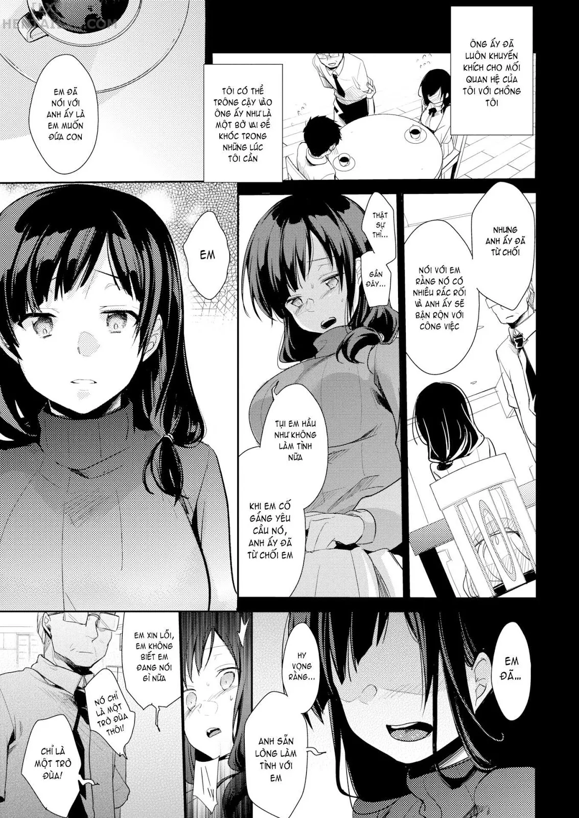 HentaiVN.net - Ảnh 9 - Housewife’s Afternoon - Chap 1
