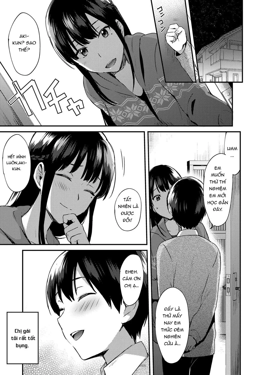 HentaiVN.net - Ảnh 5 - Vì có vẻ chị tôi đã yêu rồi [Ane ga Koi wo shitarashiinode] - Chap 1