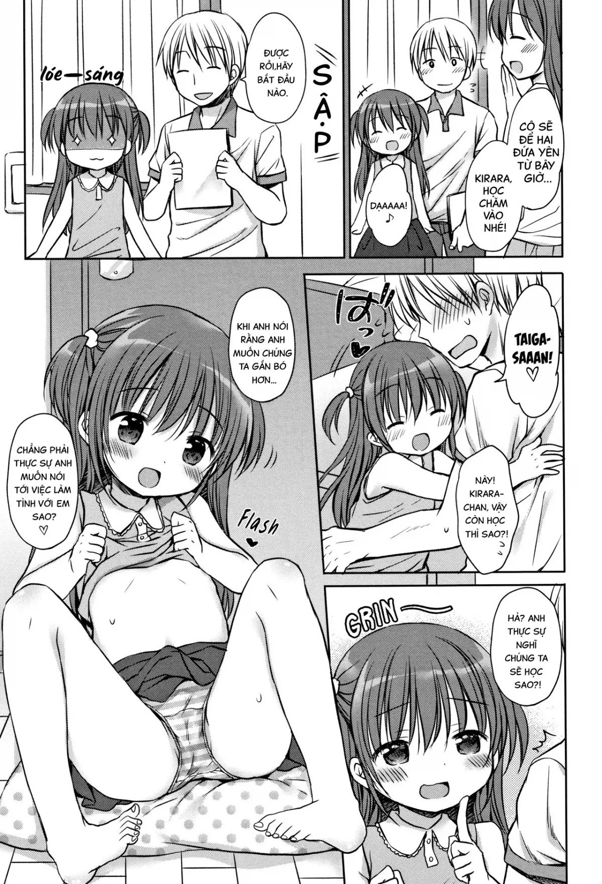 HentaiVN.net - Ảnh 4 - Quên chuyện học đi, chúng ta hãy cùng làm nó thôi nào! [Benkyou Yorimo Ecchi Shiyo | Forget Studying! Let's Fuck!] - Chap 1