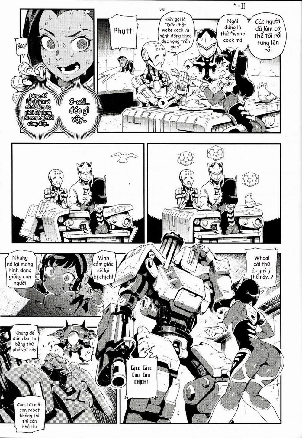 HentaiVN.net - Ảnh 17 - OVERTIME!! OVERWATCH FANBOOK VOL. 2 (Overwatch) - Chap 1