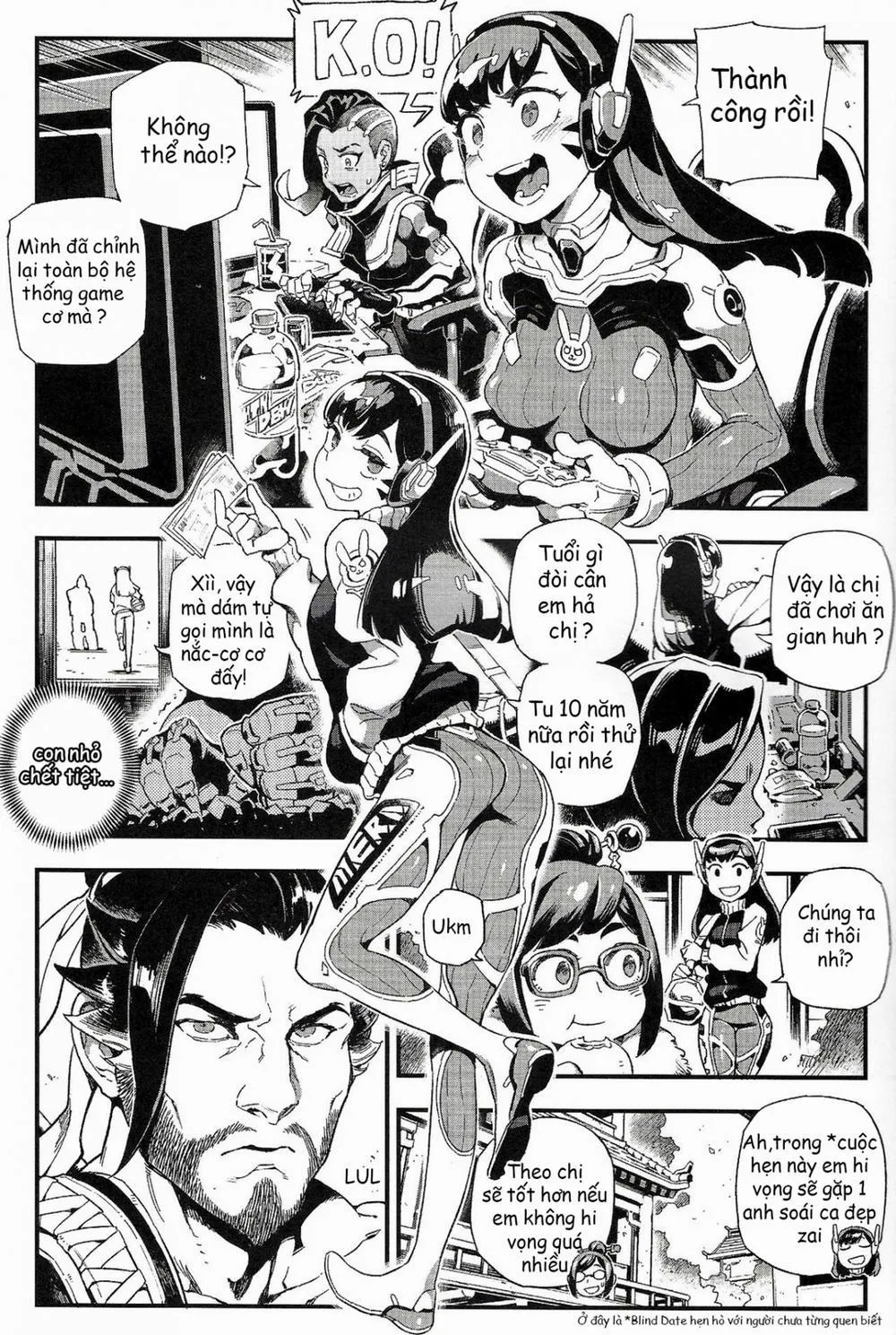 HentaiVN.net - Ảnh 5 - OVERTIME!! OVERWATCH FANBOOK VOL. 2 (Overwatch) - Chap 1
