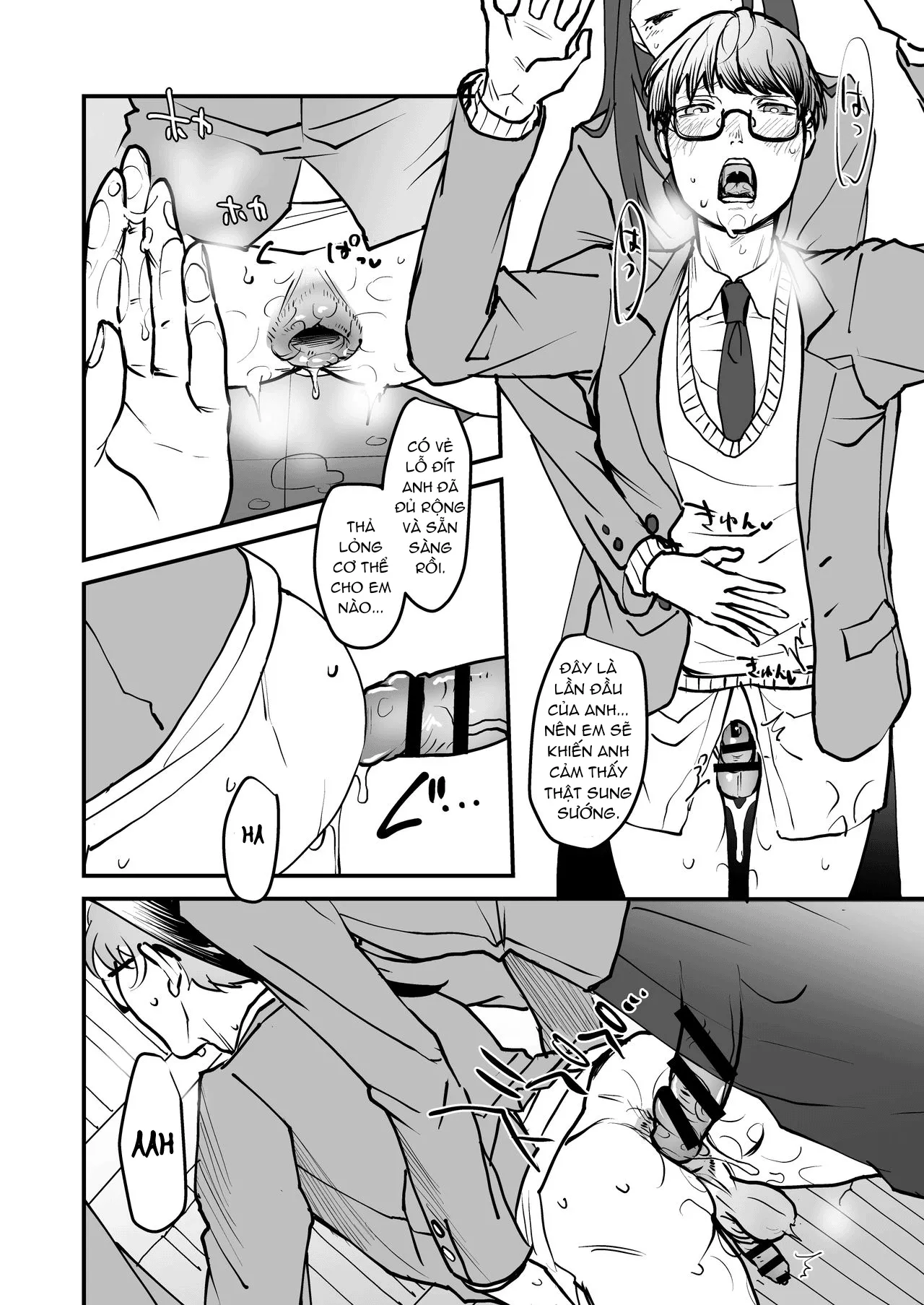 HentaiVN.net - Ảnh 14 - Boku wa Kouhai no Onahole - Chap 1
