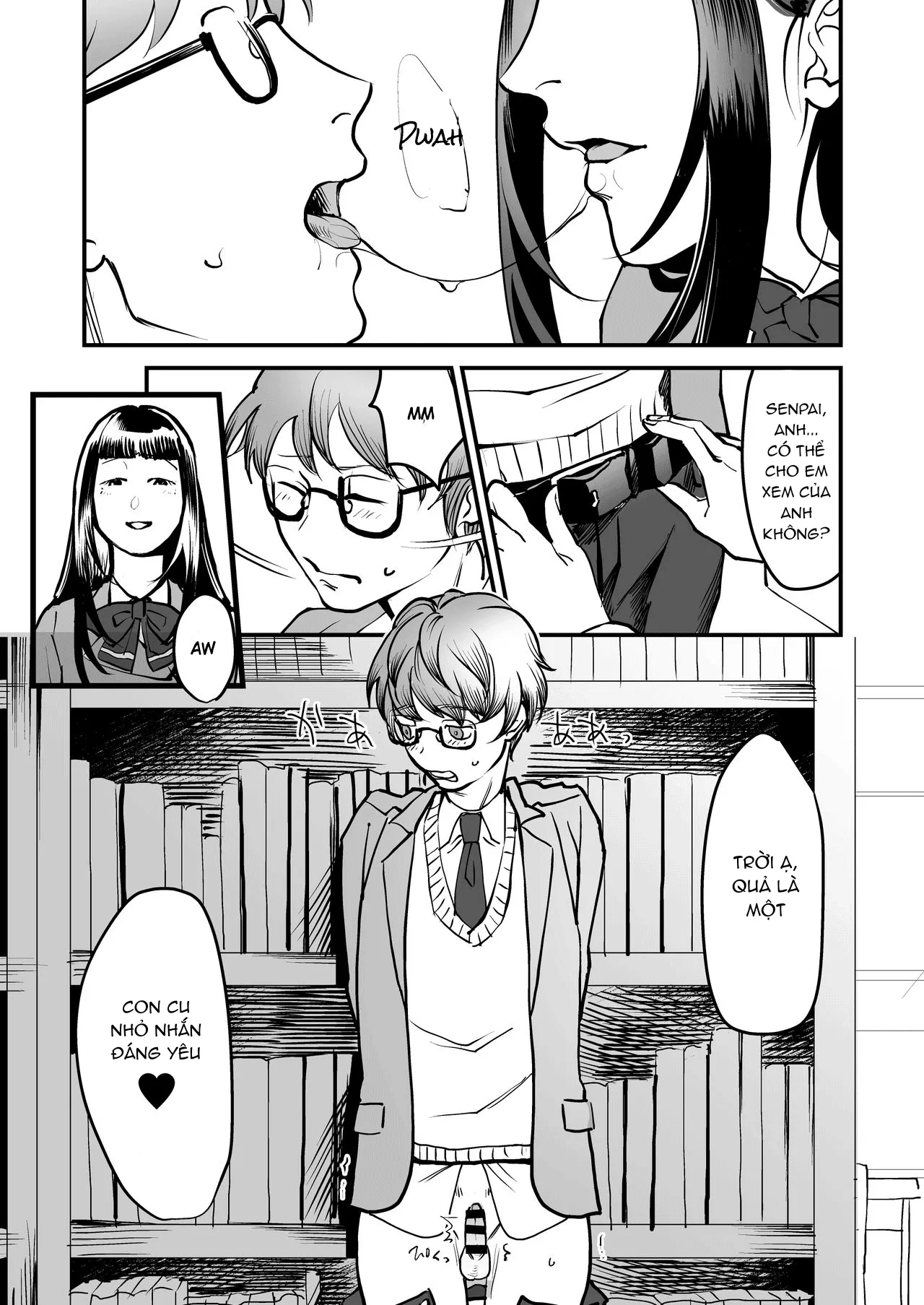 HentaiVN.net - Ảnh 7 - Boku wa Kouhai no Onahole - Chap 1