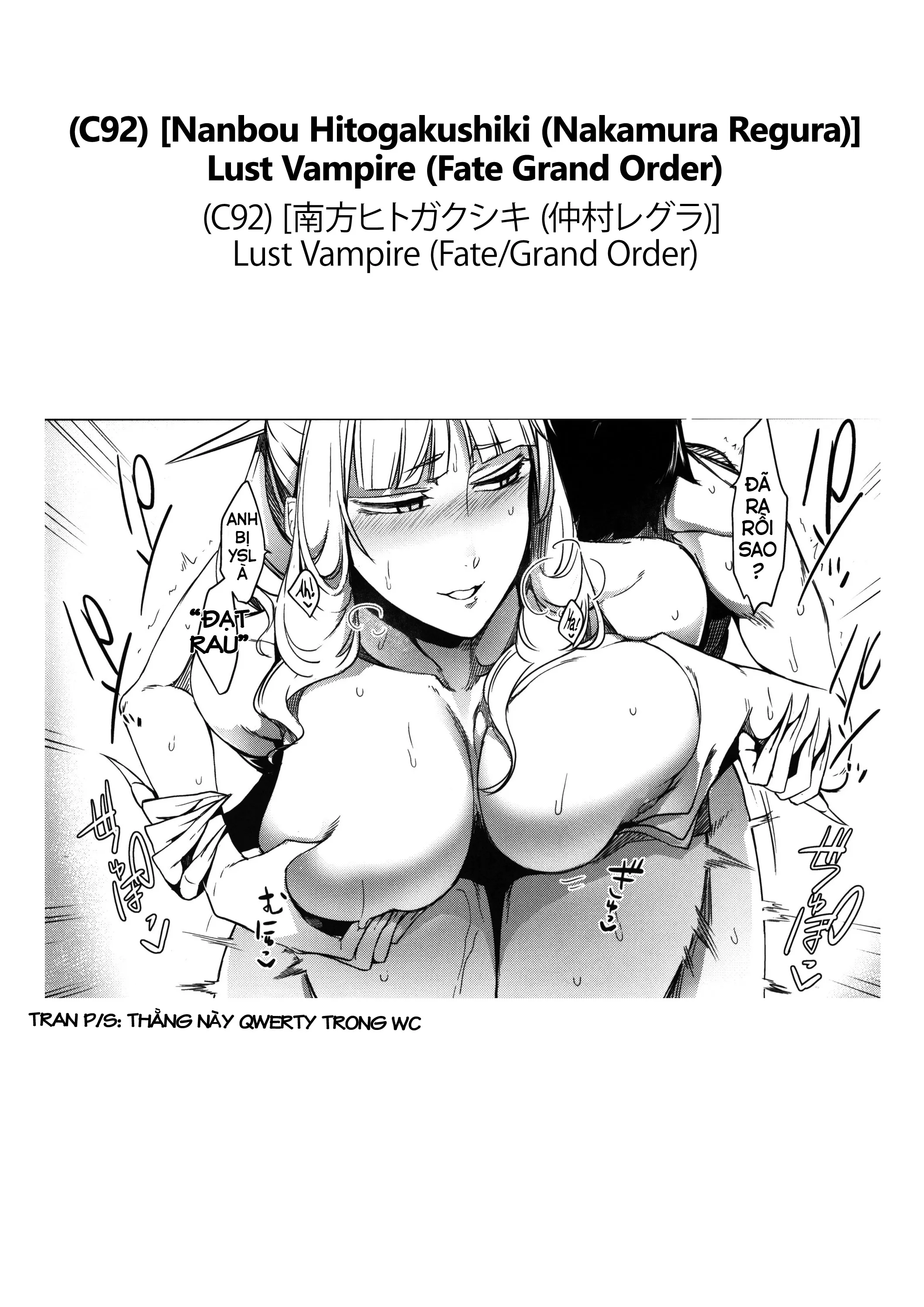 HentaiVN.net - Ảnh 27 - Lust Vampire (Fate/Grand Order) [Nanbou Hitogakushiki] - Chap 1