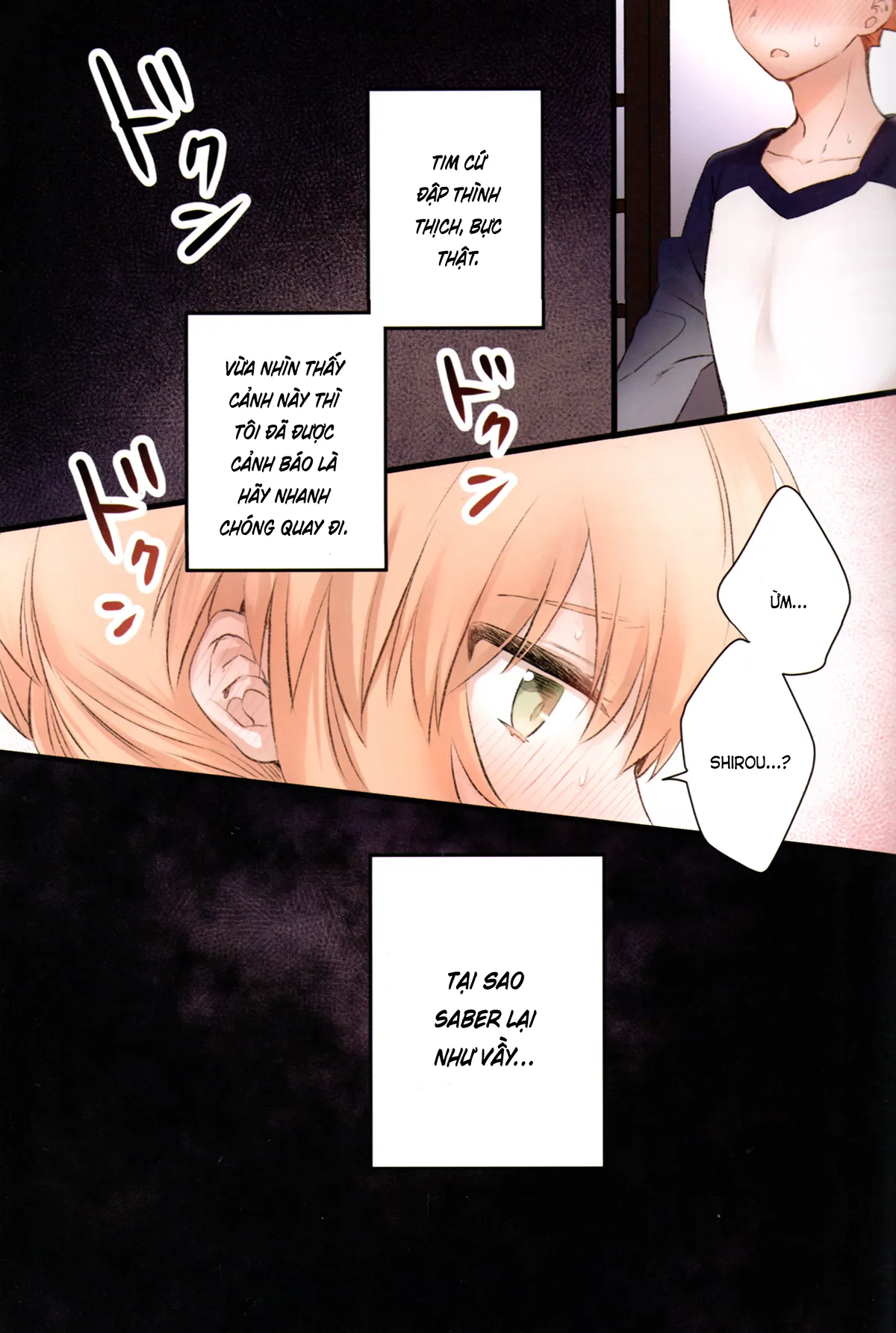 HentaiVN.net - Ảnh 3 - Nội y kiểu đó còn quá sớm với tôi (Fate／stay night) [Souiu Shitagi wa Ore ni wa Hayai (Fate stay night); そういう下着は俺には早い (Fate／stay night)] - Chap 1