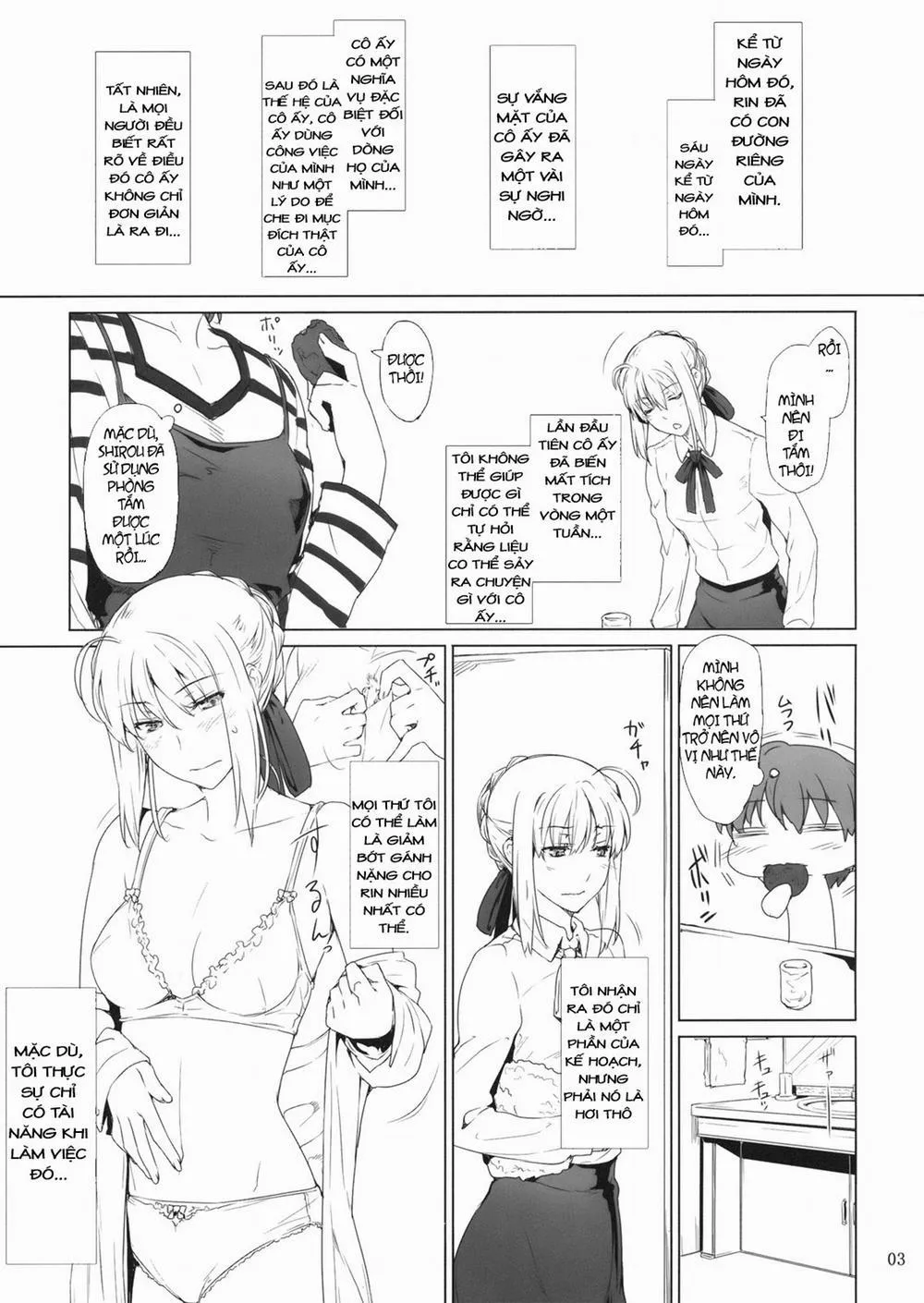 HentaiVN.net - Ảnh 3 - Tohsaka-Ke No Kakei Jijou 9 (Fate/Stay Night) - Chap 1