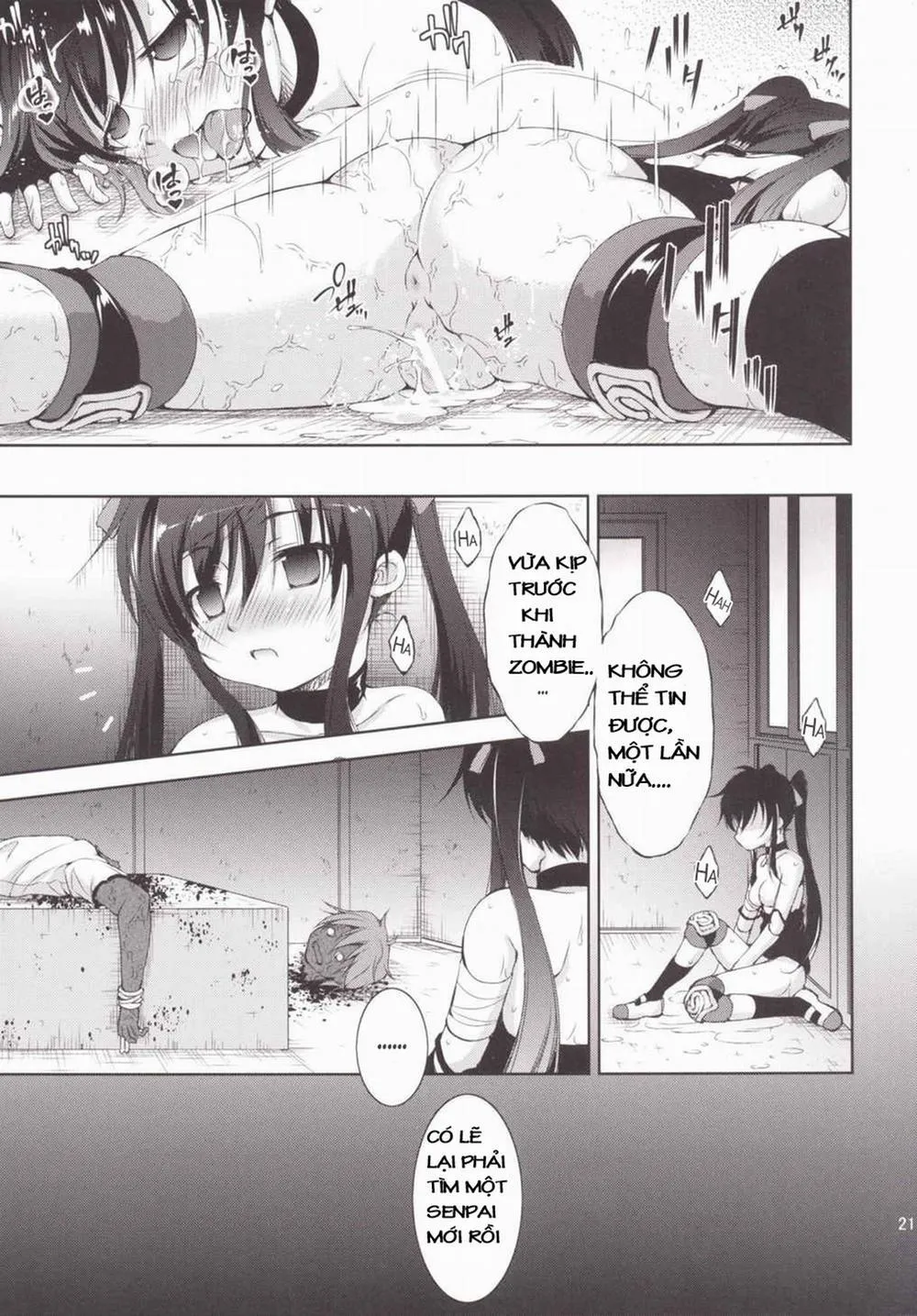 HentaiVN.net - Ảnh 20 - Chitsunai Kansen! (Gakkou Gurashi) - Chap 1