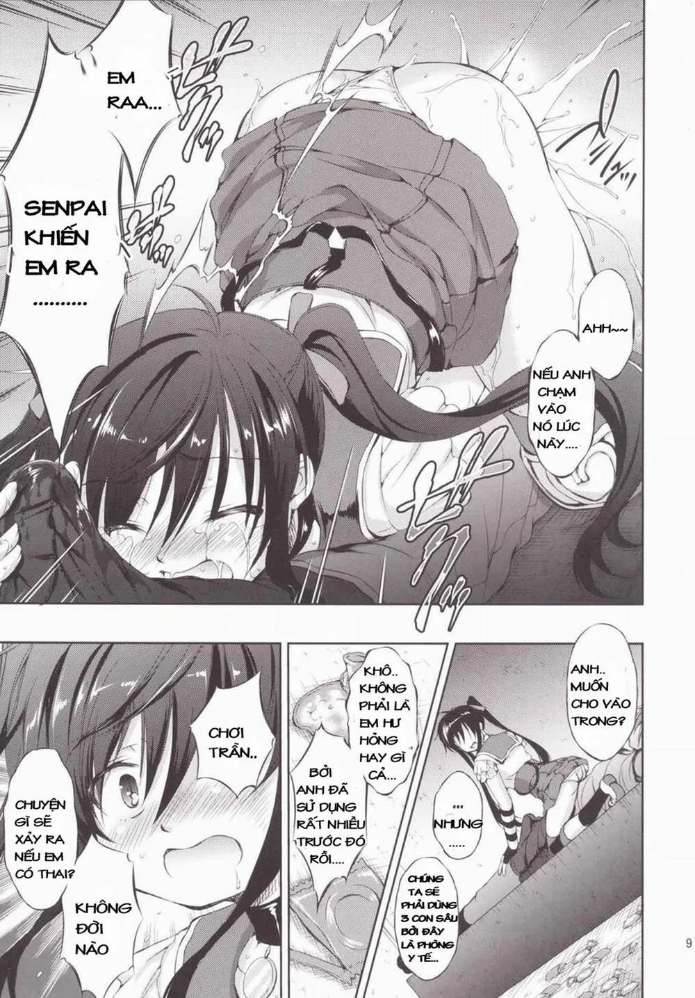 HentaiVN.net - Ảnh 8 - Chitsunai Kansen! (Gakkou Gurashi) - Chap 1