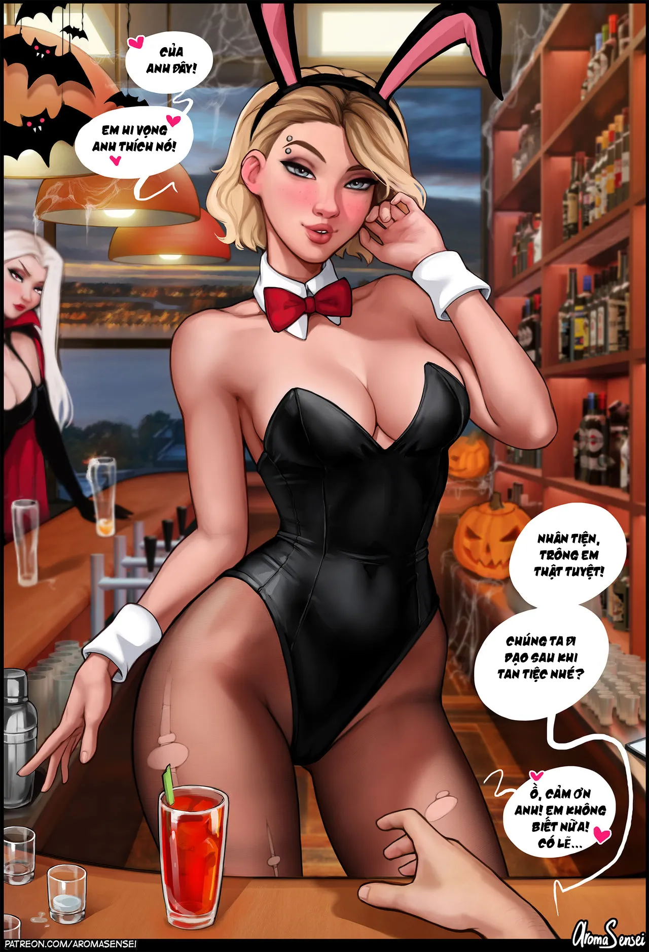 HentaiVN.net - Ảnh 4 - Halloween party at Frozen Inc! - Chap 1