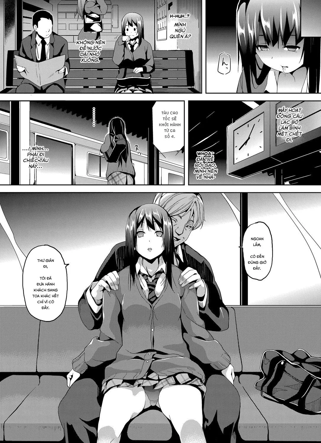 HentaiVN.net - Ảnh 10 - Chuyến Tàu Ma Mị [Hypnotic Train] - Chap 1