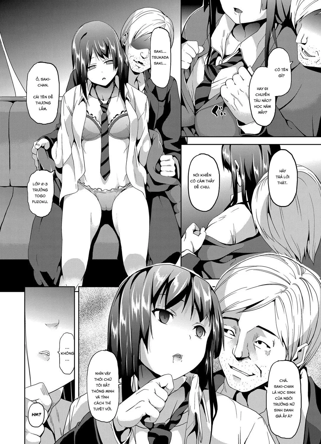 HentaiVN.net - Ảnh 11 - Chuyến Tàu Ma Mị [Hypnotic Train] - Chap 1