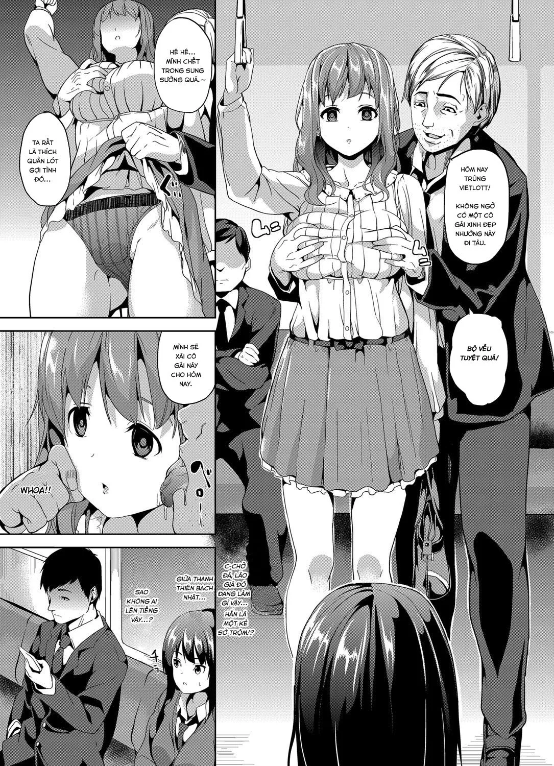 HentaiVN.net - Ảnh 4 - Chuyến Tàu Ma Mị [Hypnotic Train] - Chap 1