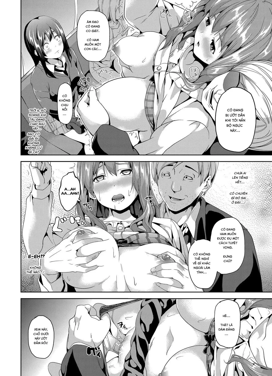 HentaiVN.net - Ảnh 5 - Chuyến Tàu Ma Mị [Hypnotic Train] - Chap 1