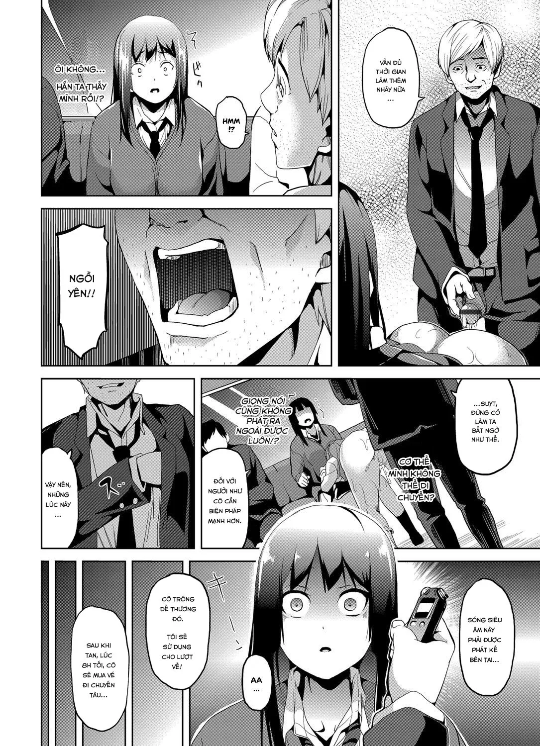 HentaiVN.net - Ảnh 9 - Chuyến Tàu Ma Mị [Hypnotic Train] - Chap 1