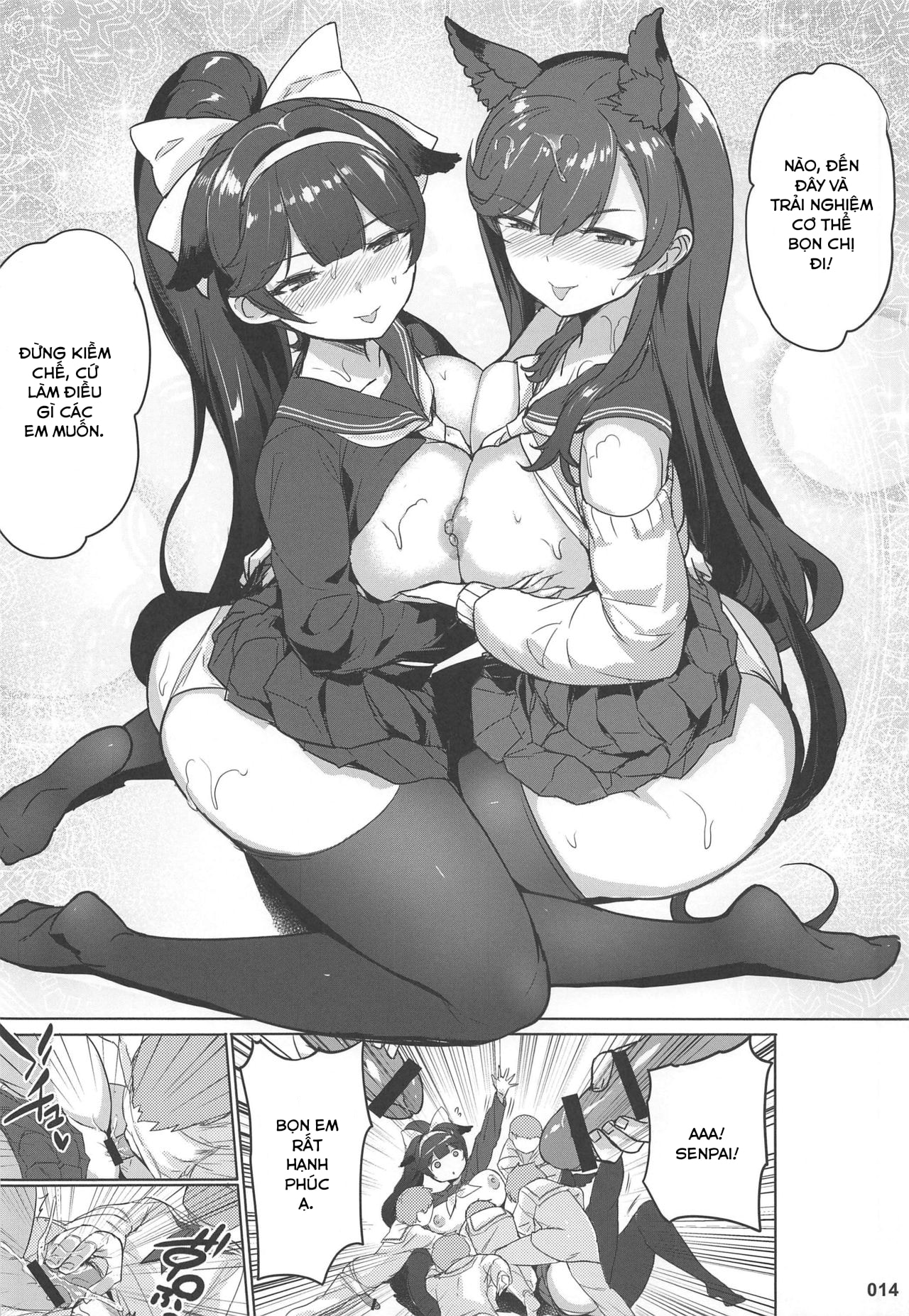 HentaiVN.net - Ảnh 15 - Takao to Atago Senpai no Ijime Ninmu (Azur Lane) [Takao to Atago Senpai no Ijime Ninmu] - Chap 1