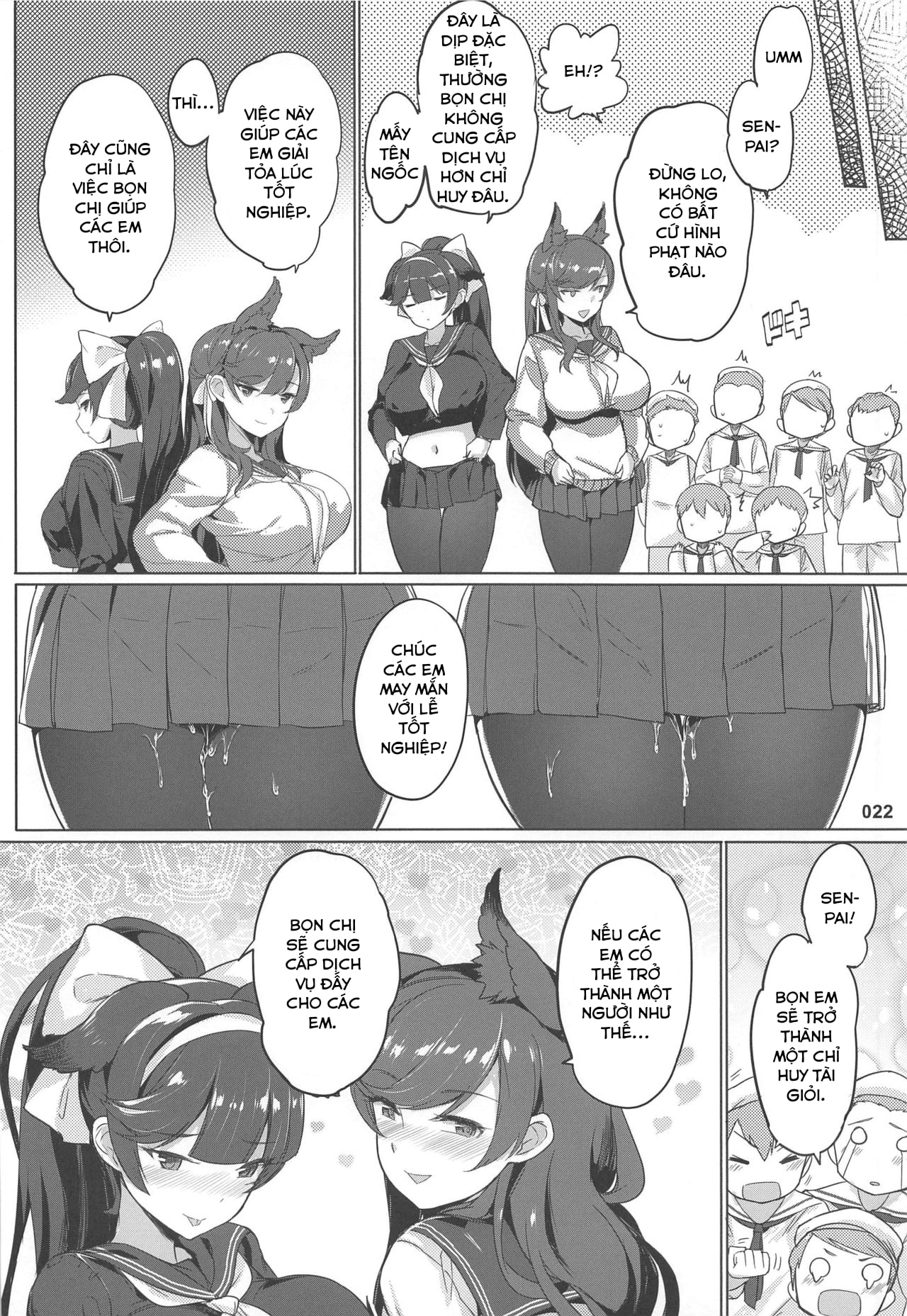 HentaiVN.net - Ảnh 23 - Takao to Atago Senpai no Ijime Ninmu (Azur Lane) [Takao to Atago Senpai no Ijime Ninmu] - Chap 1