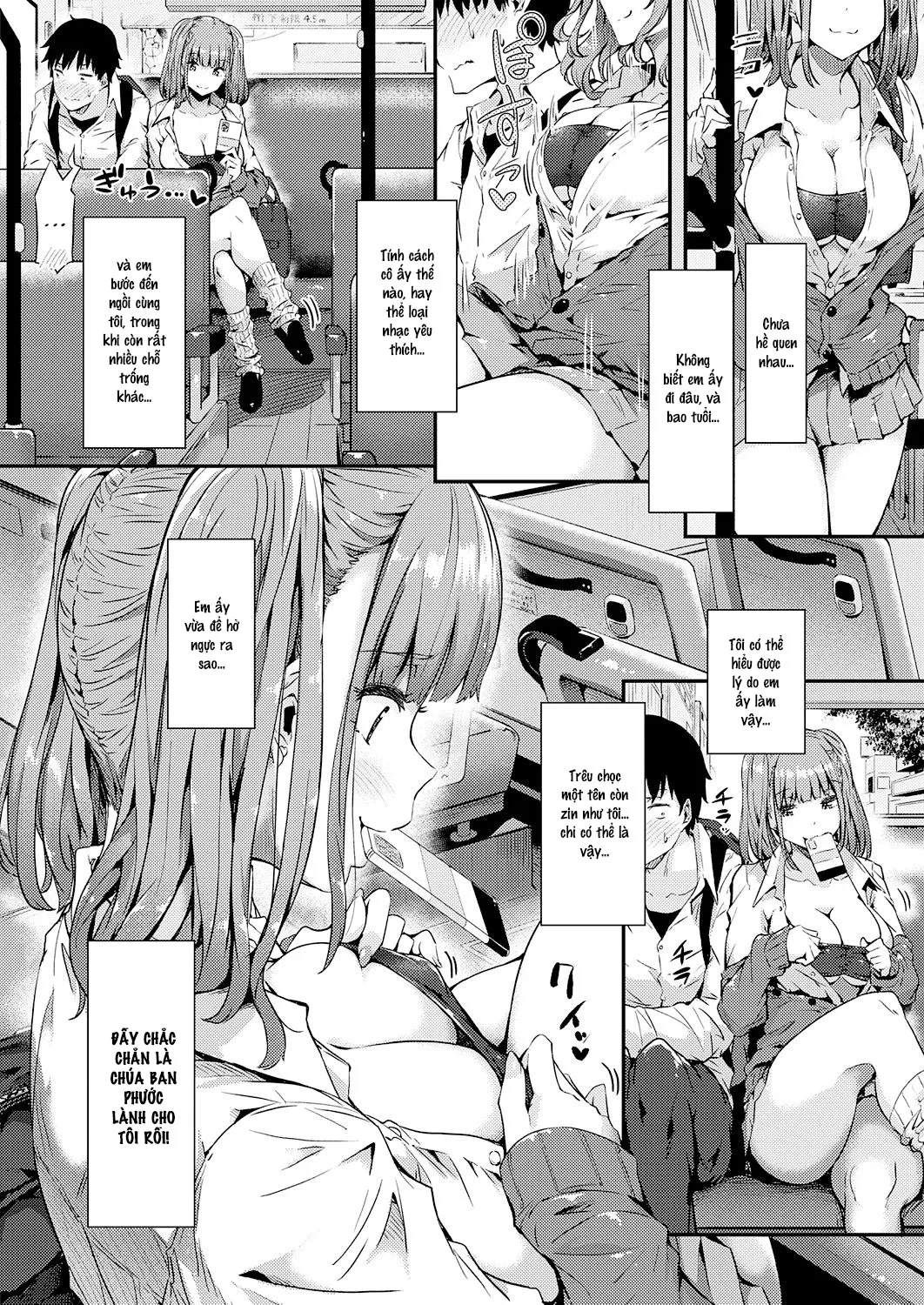 HentaiVN.net - Ảnh 3 - Cái Nhìn Đầu Tiên [Gyaru ni Tomarimasu;Next Stop: Gal;ギャルに停まります] - Chap 1