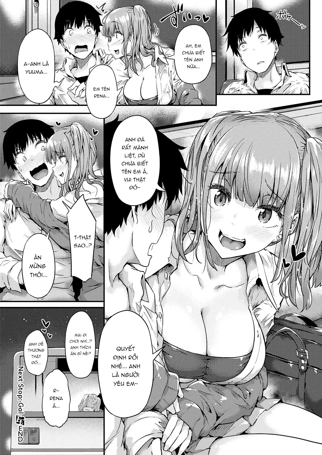 HentaiVN.net - Ảnh 37 - Cái Nhìn Đầu Tiên [Gyaru ni Tomarimasu;Next Stop: Gal;ギャルに停まります] - Chap 1