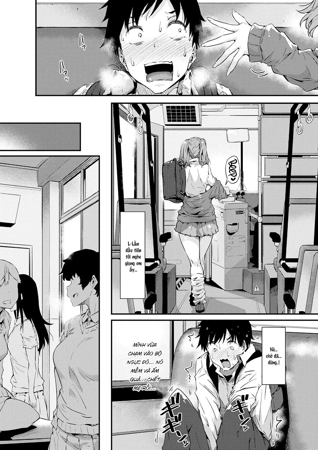 HentaiVN.net - Ảnh 8 - Cái Nhìn Đầu Tiên [Gyaru ni Tomarimasu;Next Stop: Gal;ギャルに停まります] - Chap 1
