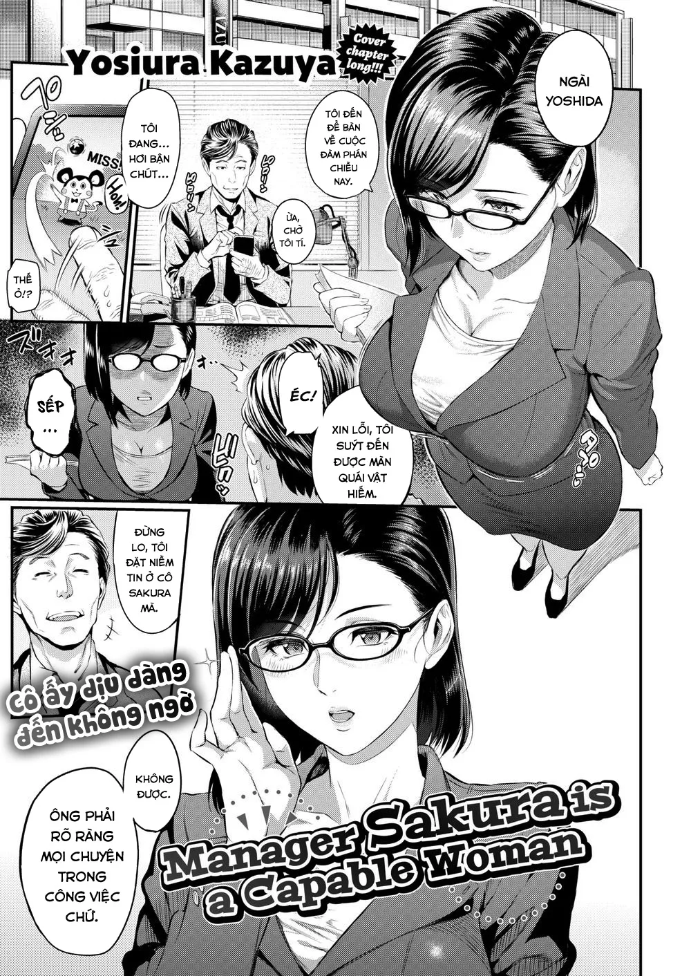 HentaiVN.net - Ảnh 3 - Giám Đốc Sakura Là Một Người Phụ Nữ Tài Năng [Manager Sakura is a Capable Woman] - Chap 1