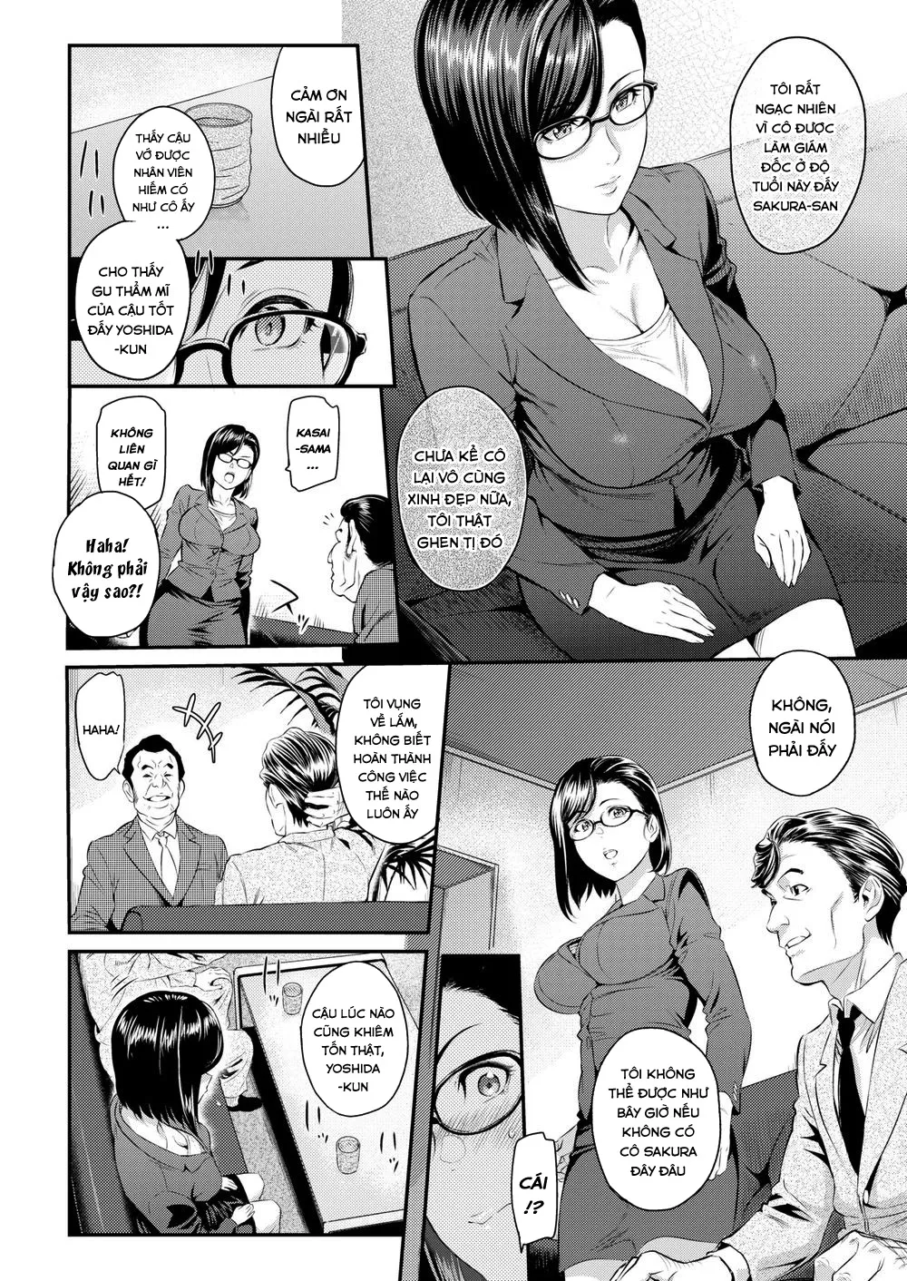 HentaiVN.net - Ảnh 6 - Giám Đốc Sakura Là Một Người Phụ Nữ Tài Năng [Manager Sakura is a Capable Woman] - Chap 1
