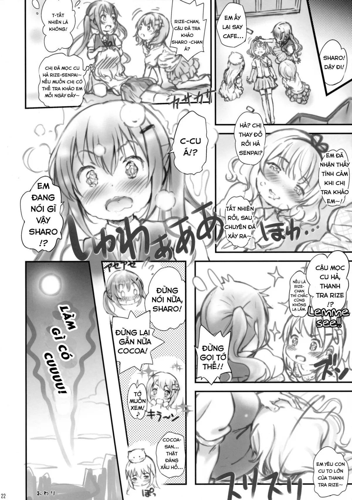 HentaiVN.net - Ảnh 21 - Sharo-chan no Maki (Gochuumon wa Usagi Desu ka?) [Toro Musume 8 KIME-kima!; Toro Musume 8 KIME-Kima! Sharo-Chan No Maki] - Chap 1