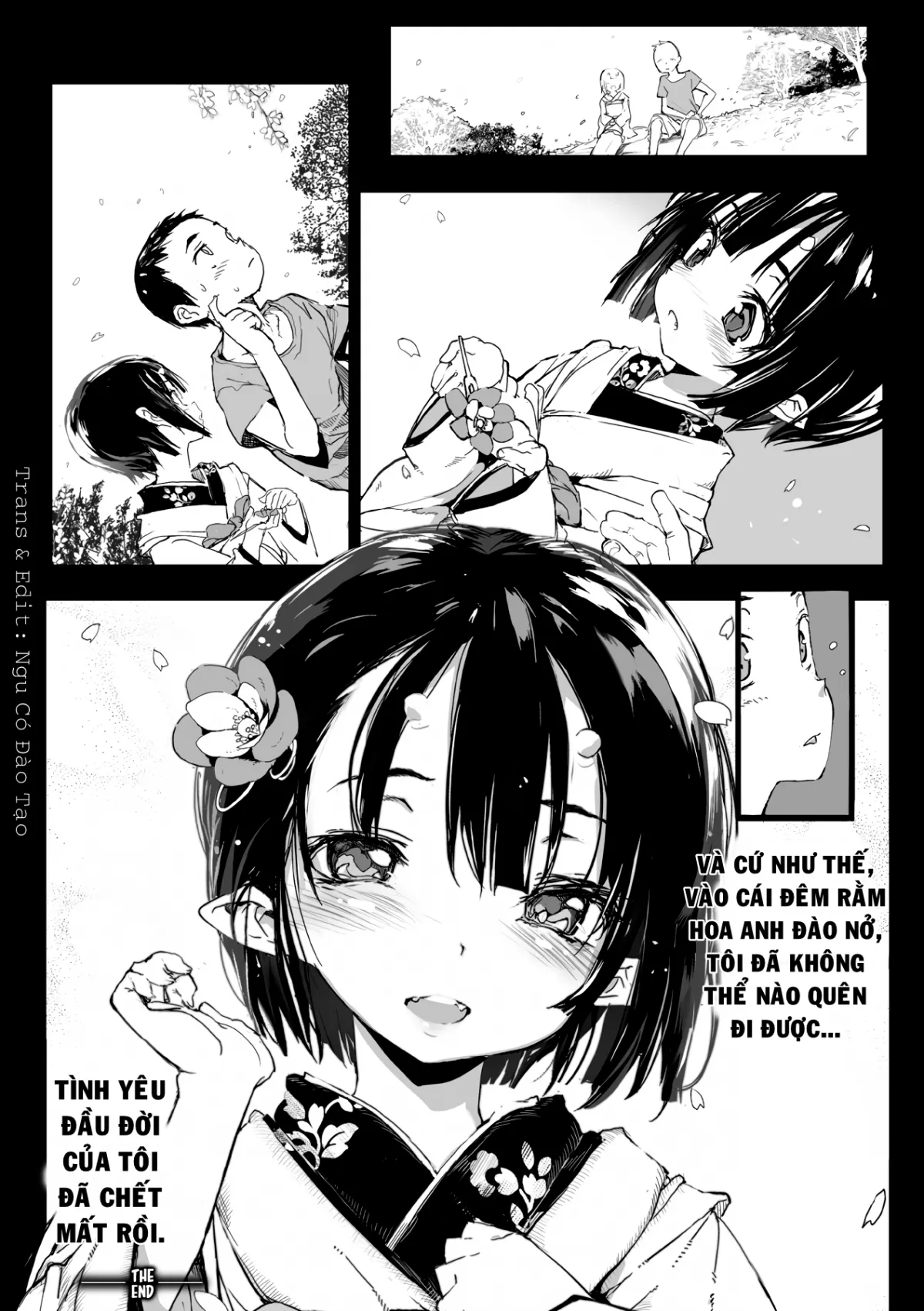 HentaiVN.net - Ảnh 21 - Nàng yêu nữ trong đêm rằm hoa anh đào nở [Oni of the pale blossom under the moonlight] - Chap 1