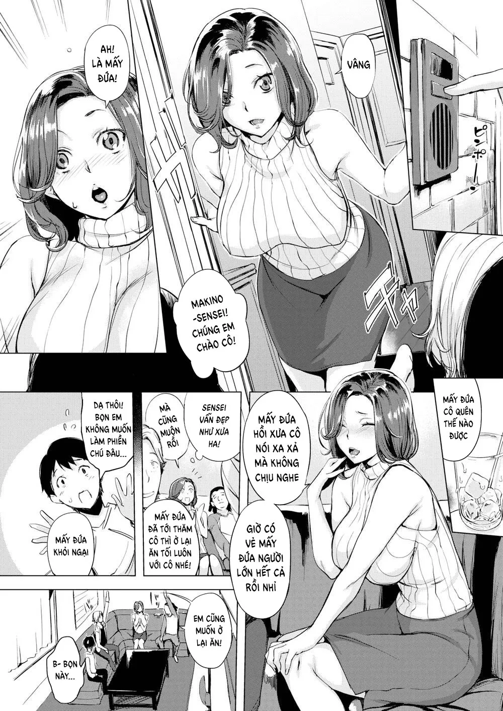 HentaiVN.net - Ảnh 7 - Our Dear Makino-Sensei - Chap 1
