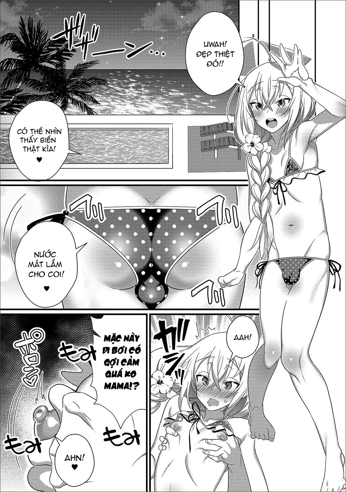 HentaiVN.net - Ảnh 8 - Shinkon Ryokou de Love Love - Chap 1