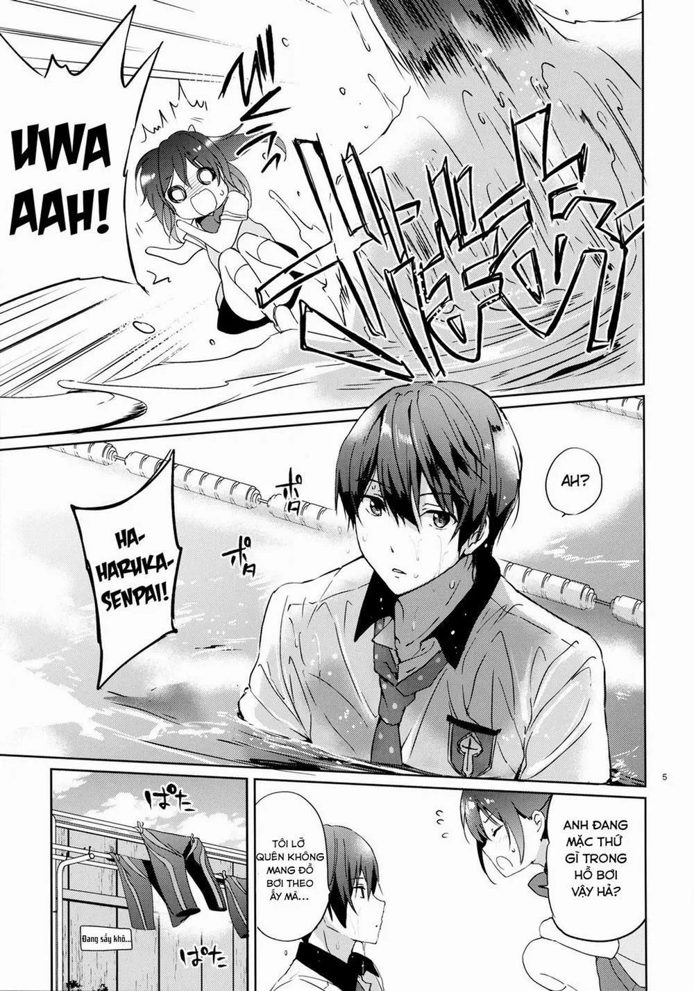 HentaiVN.net - Ảnh 5 - READY STEADY GO (Free!) - Chap 1
