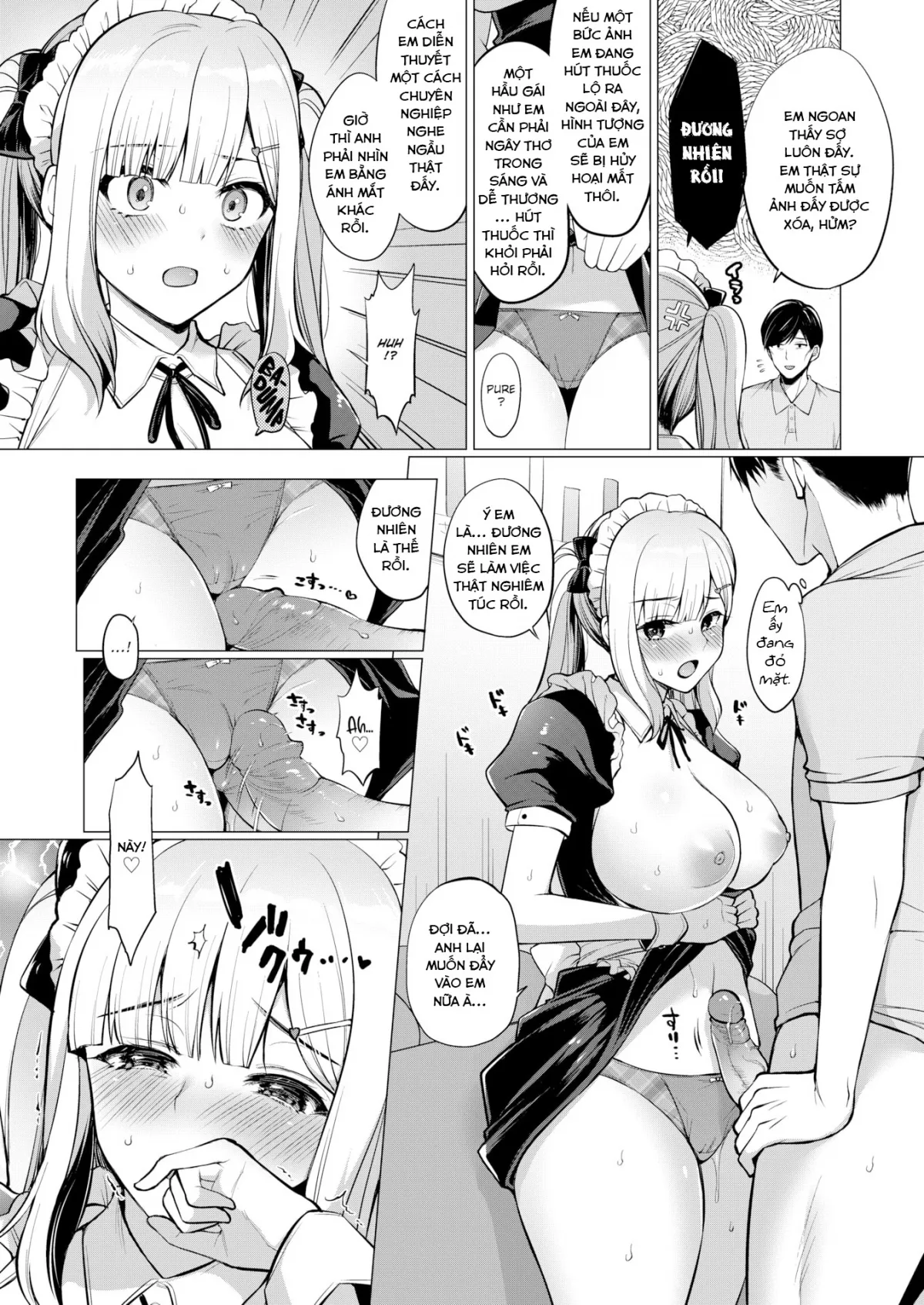 HentaiVN.net - Ảnh 11 - Bad Maid ❤ Service - Chap 1