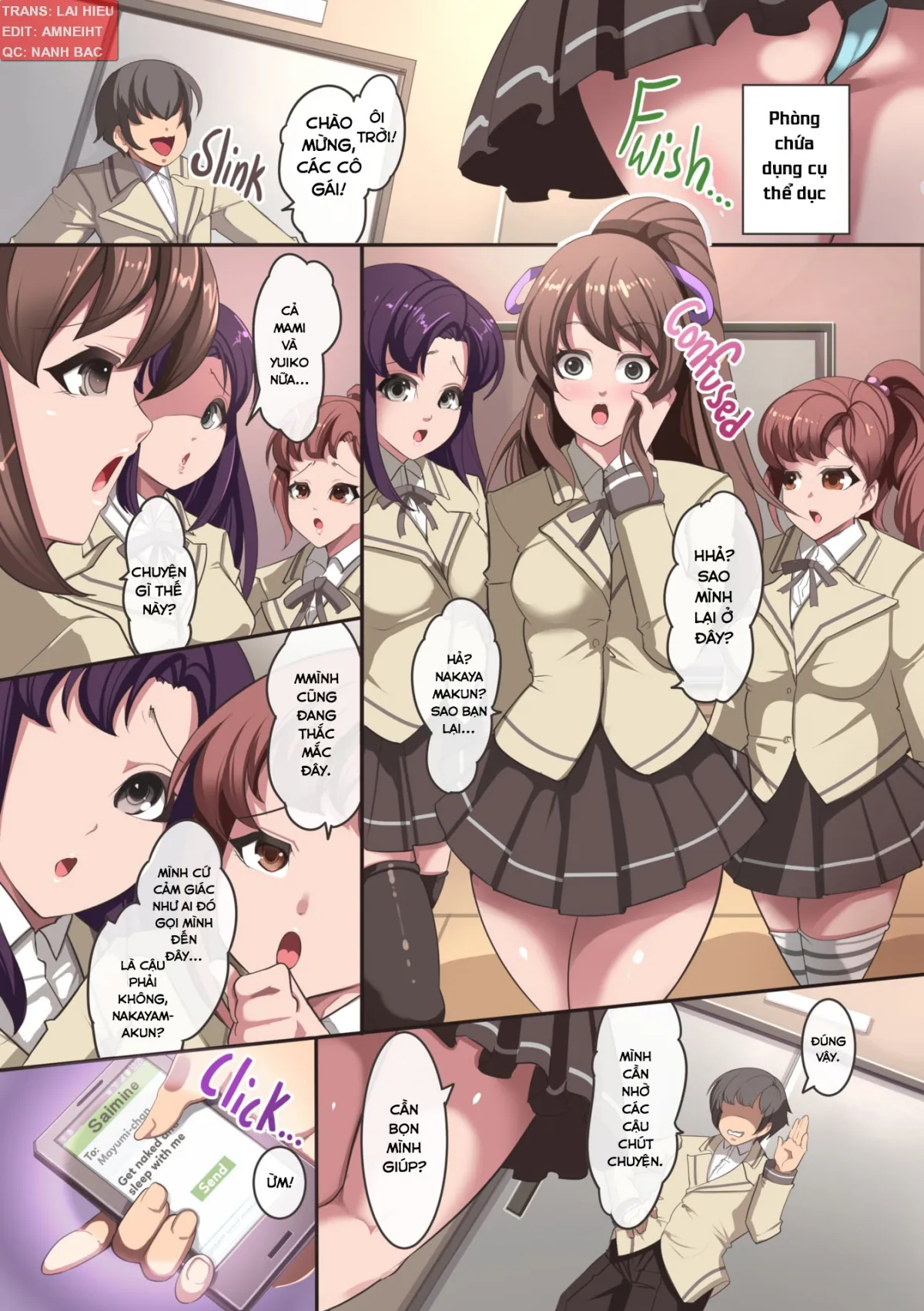 HentaiVN.net - Ảnh 4 - If I Could Hypnotize My Classmates Into Loving Me [Moshimo Saiminjutsu De Doukyuusei No Joshi O Okasu Koto Ga Dekitara.; You Can Violate Your Female Classmates If You Hypnotize Them.] - Chap 1