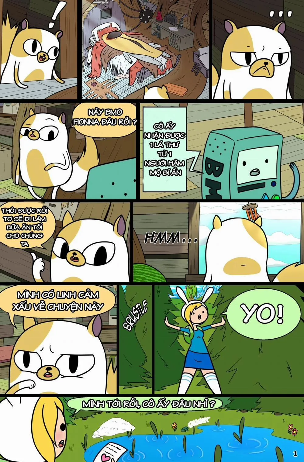 HentaiVN.net - Ảnh 3 - The Cat The Queen And The Forest (Adventure Time) - Chap 1