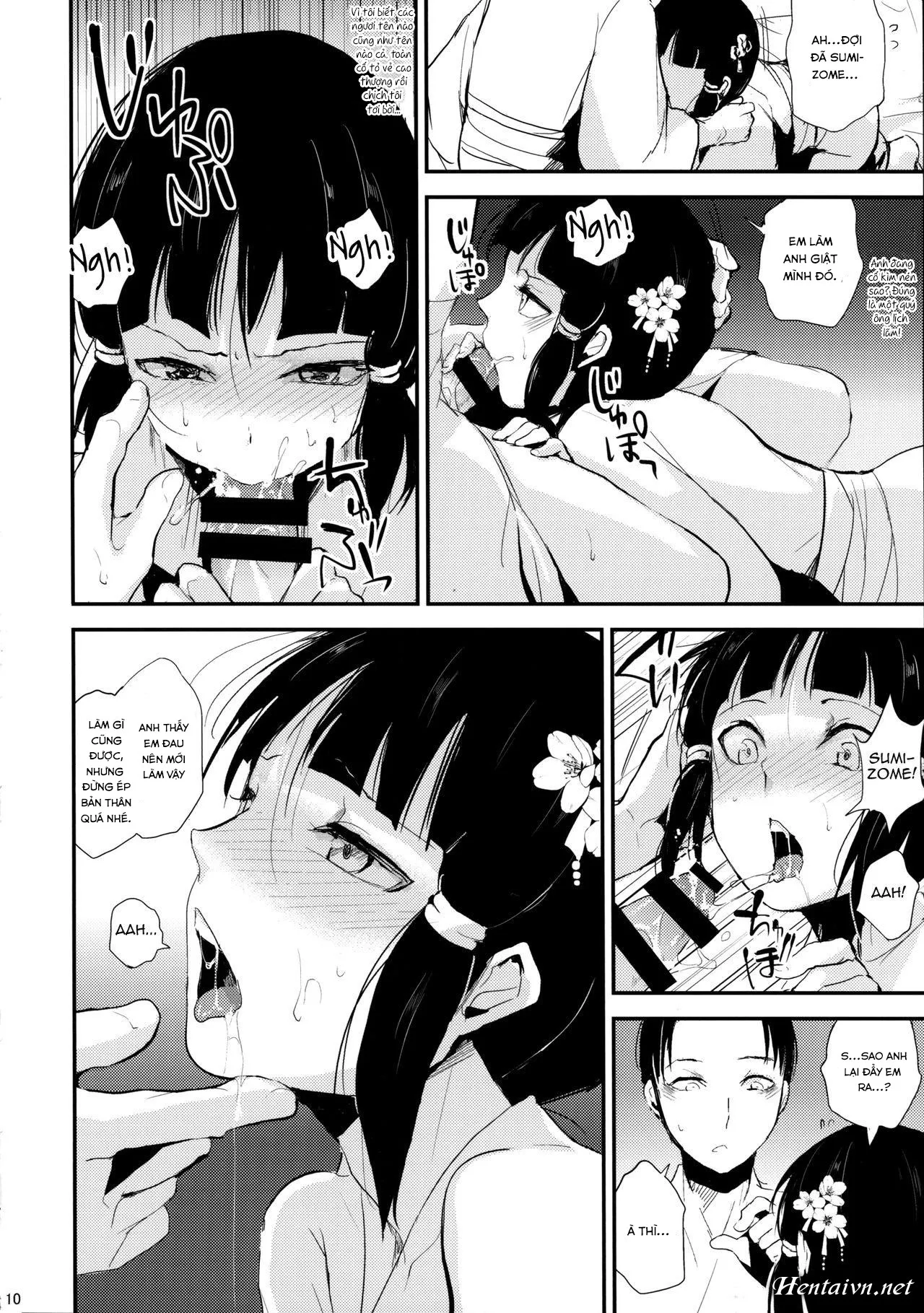 HentaiVN.net - Ảnh 12 - Sumizome Kanzashi - Chap 1