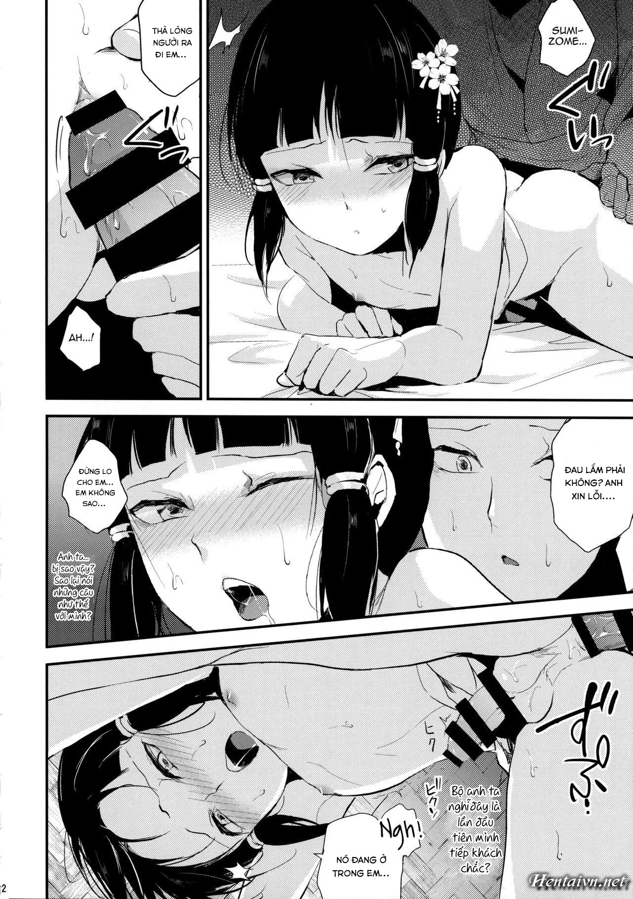HentaiVN.net - Ảnh 14 - Sumizome Kanzashi - Chap 1