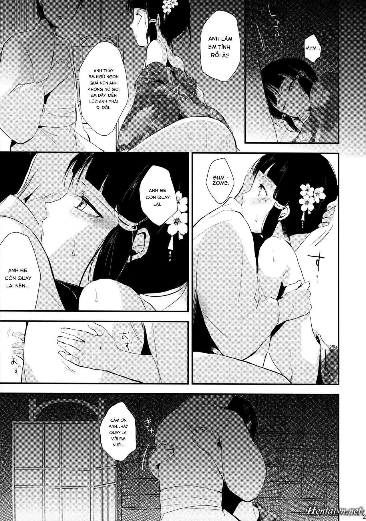 HentaiVN.net - Ảnh 25 - Sumizome Kanzashi - Chap 1