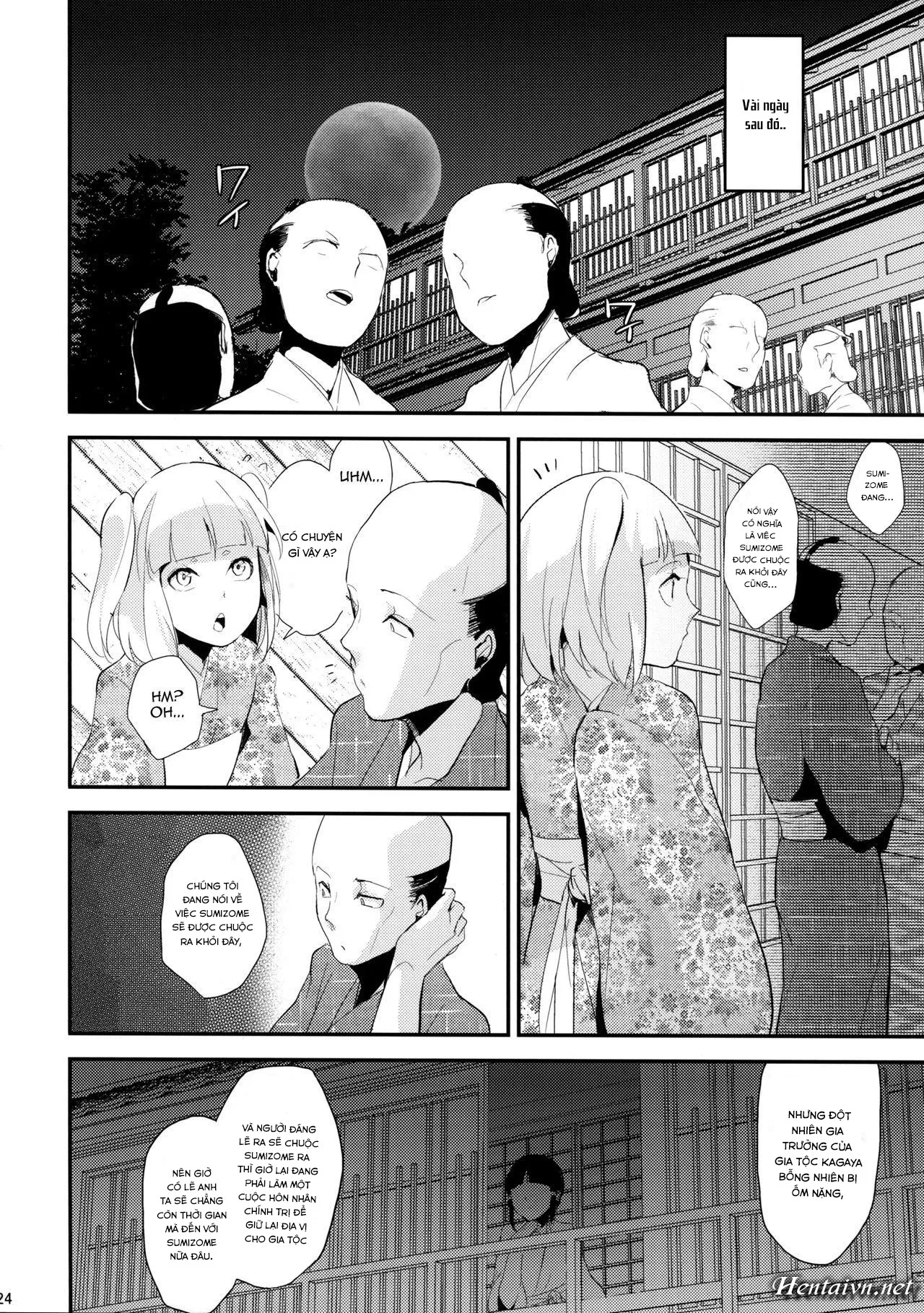HentaiVN.net - Ảnh 26 - Sumizome Kanzashi - Chap 1
