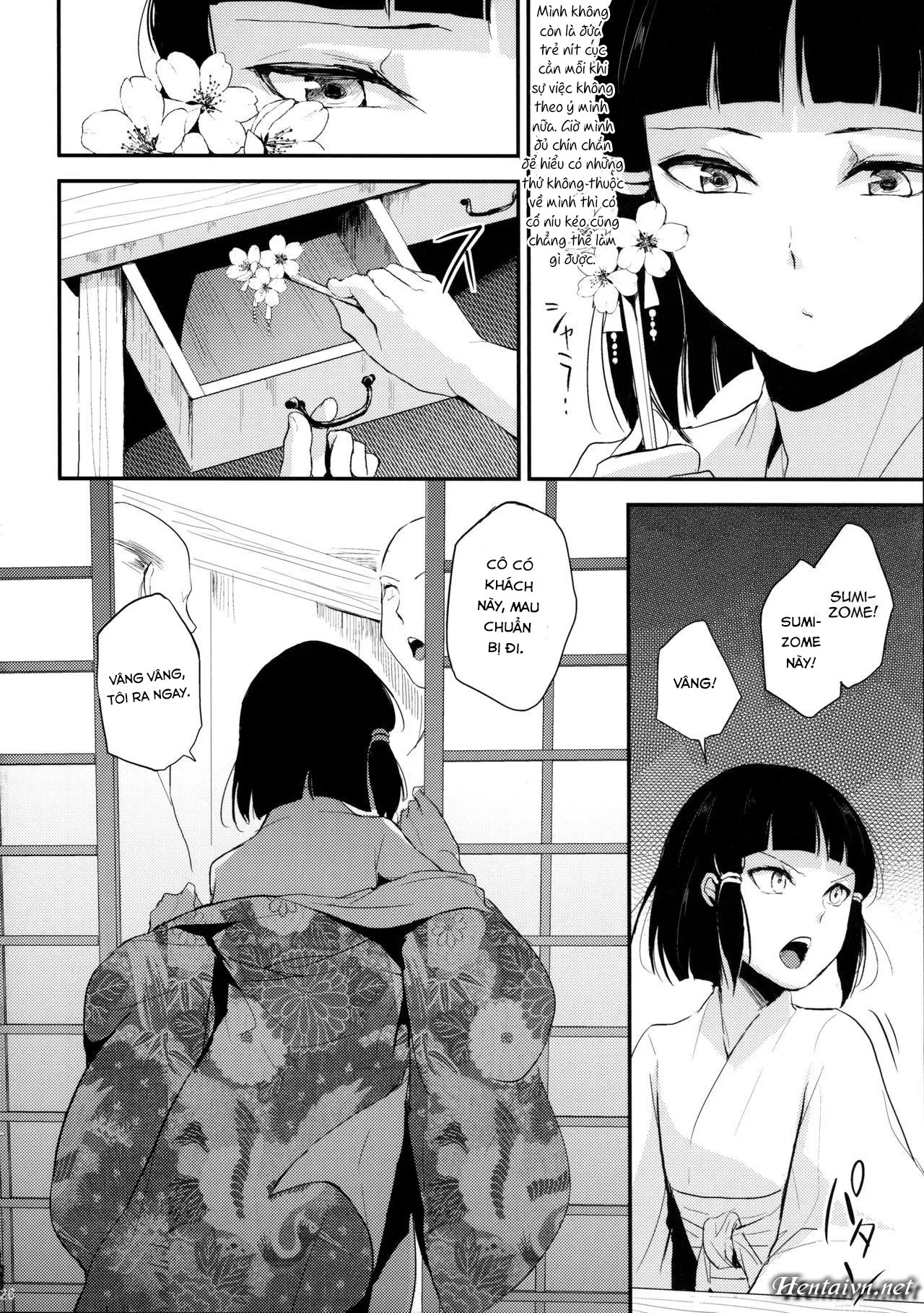 HentaiVN.net - Ảnh 28 - Sumizome Kanzashi - Chap 1