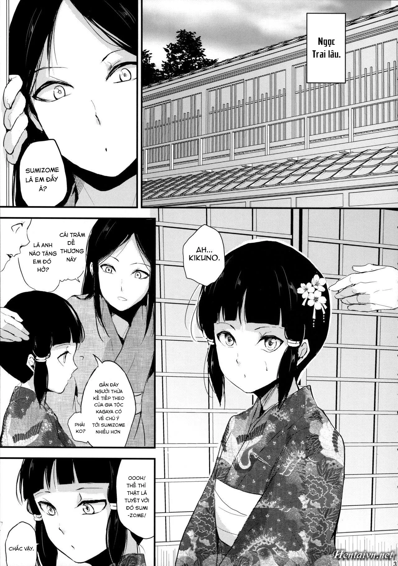 HentaiVN.net - Ảnh 5 - Sumizome Kanzashi - Chap 1