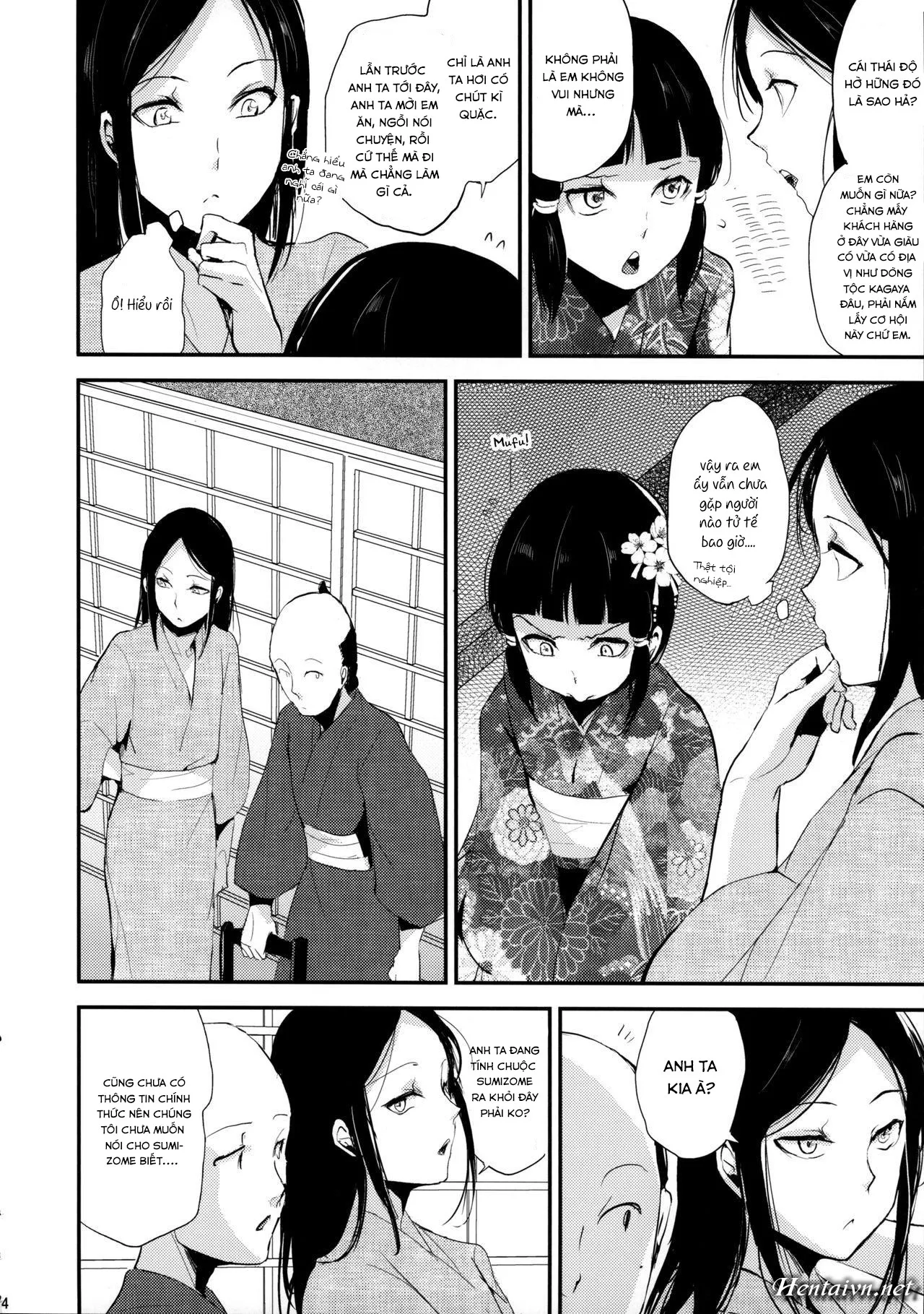 HentaiVN.net - Ảnh 6 - Sumizome Kanzashi - Chap 1
