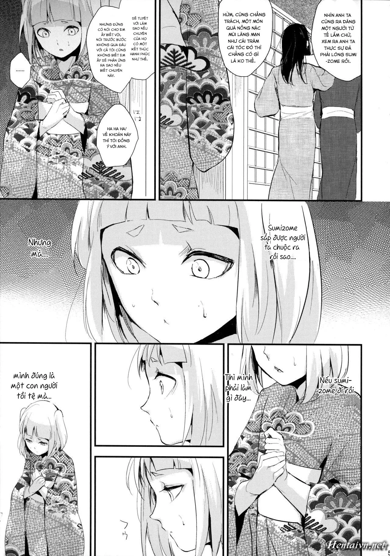 HentaiVN.net - Ảnh 7 - Sumizome Kanzashi - Chap 1