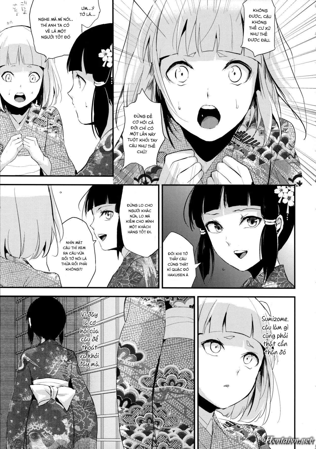 HentaiVN.net - Ảnh 9 - Sumizome Kanzashi - Chap 1