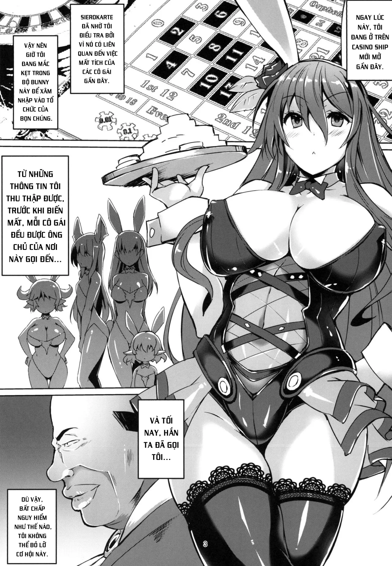 HentaiVN.net - Ảnh 3 - Bunny Rose (Granblue Fantasy) [Bunny Rose ~Bunny Rosetta-san ga Ossan ni Yararechau Hanashi~;Bunny Rose~The Tale of How the Bunny Girl Rosetta Came to be Fucked by a Middle Aged Man~] - Chap 1