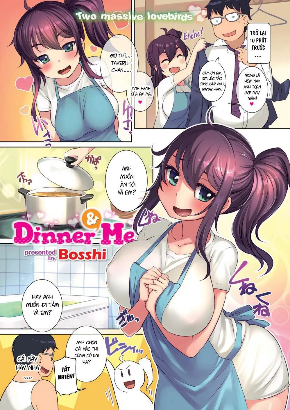 HentaiVN.net - Ảnh 3 - Dinner & Me - Chap 1