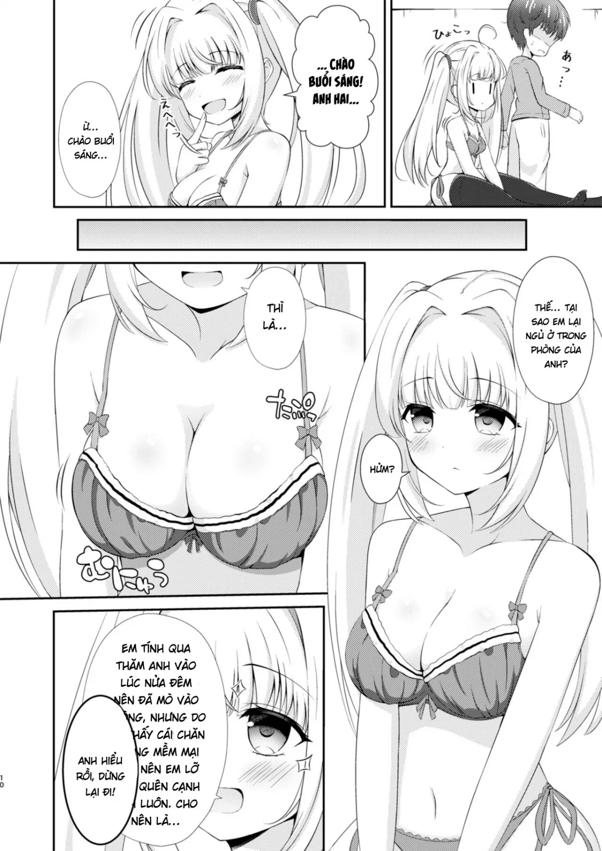 HentaiVN.net - Ảnh 10 - Cô em gái dẫm đãng chỉ làm tình với anh trai của mình! - Chap 1