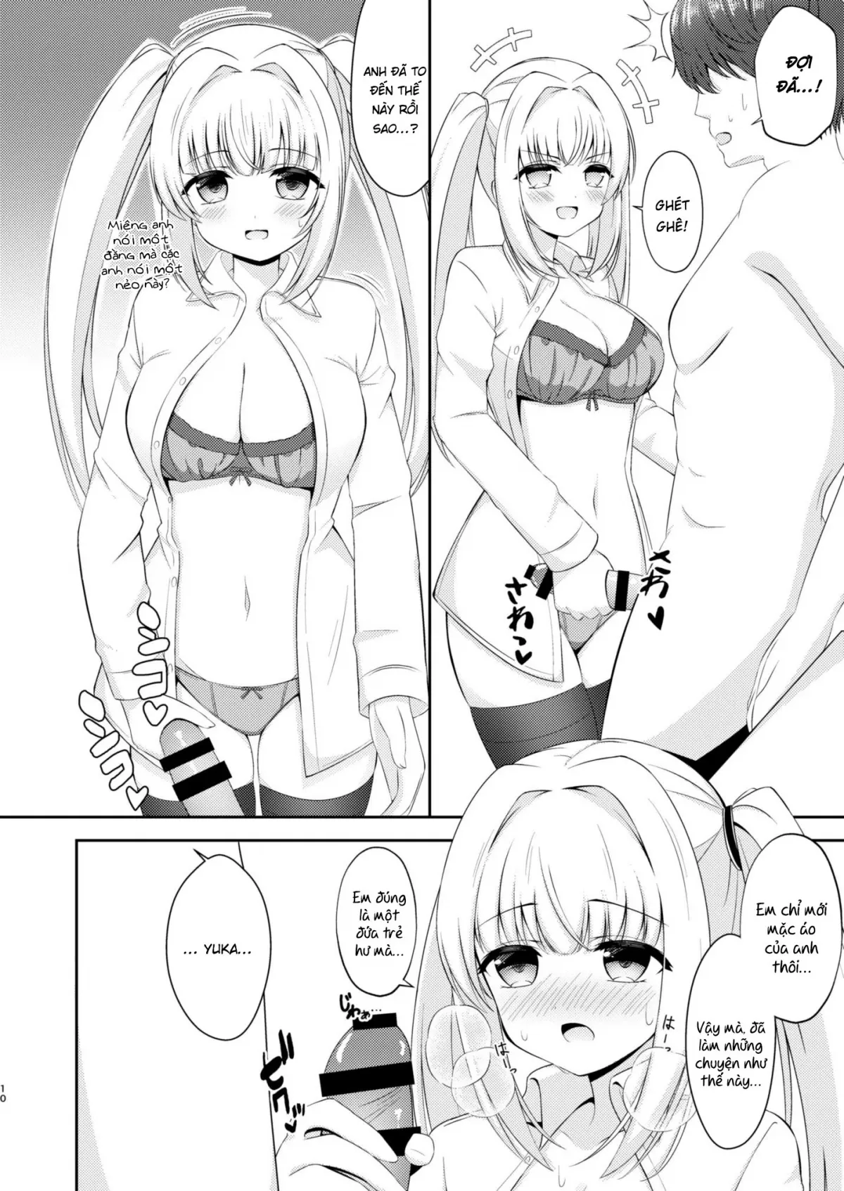 HentaiVN.net - Ảnh 10 - Cô em gái dẫm đãng chỉ làm tình với anh trai của mình! - Chap 3