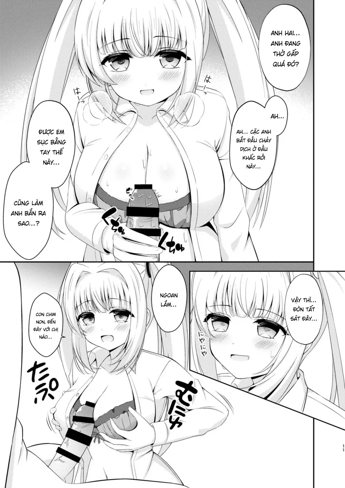 HentaiVN.net - Ảnh 11 - Cô em gái dẫm đãng chỉ làm tình với anh trai của mình! - Chap 3