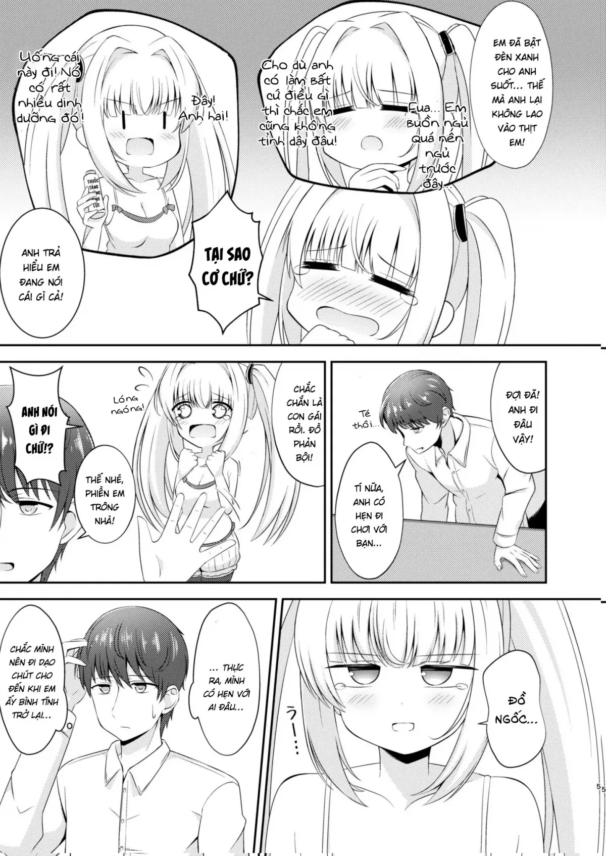 HentaiVN.net - Ảnh 5 - Cô em gái dẫm đãng chỉ làm tình với anh trai của mình! - Chap 3